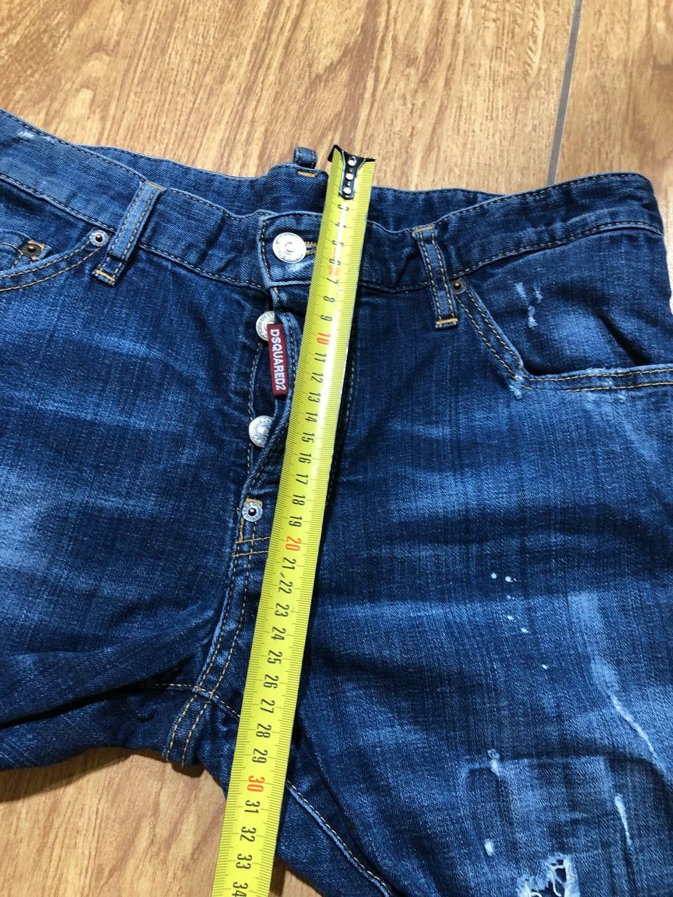 Dsquared2 DSQUARED2 Distressed Denim Jeans with Front Buttons Size US 32 / EU 48 - 13 Thumbnail