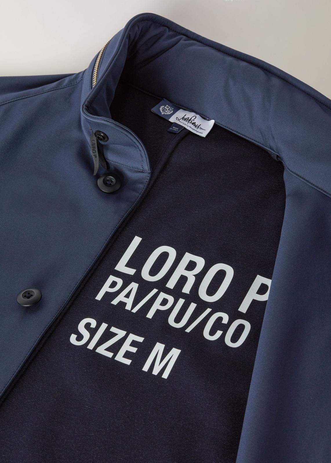 Loro Piana o1srvl11e0824 Trench Windbe Coat in Navy Blue Size L / US 10 / IT 46 - 3 Thumbnail