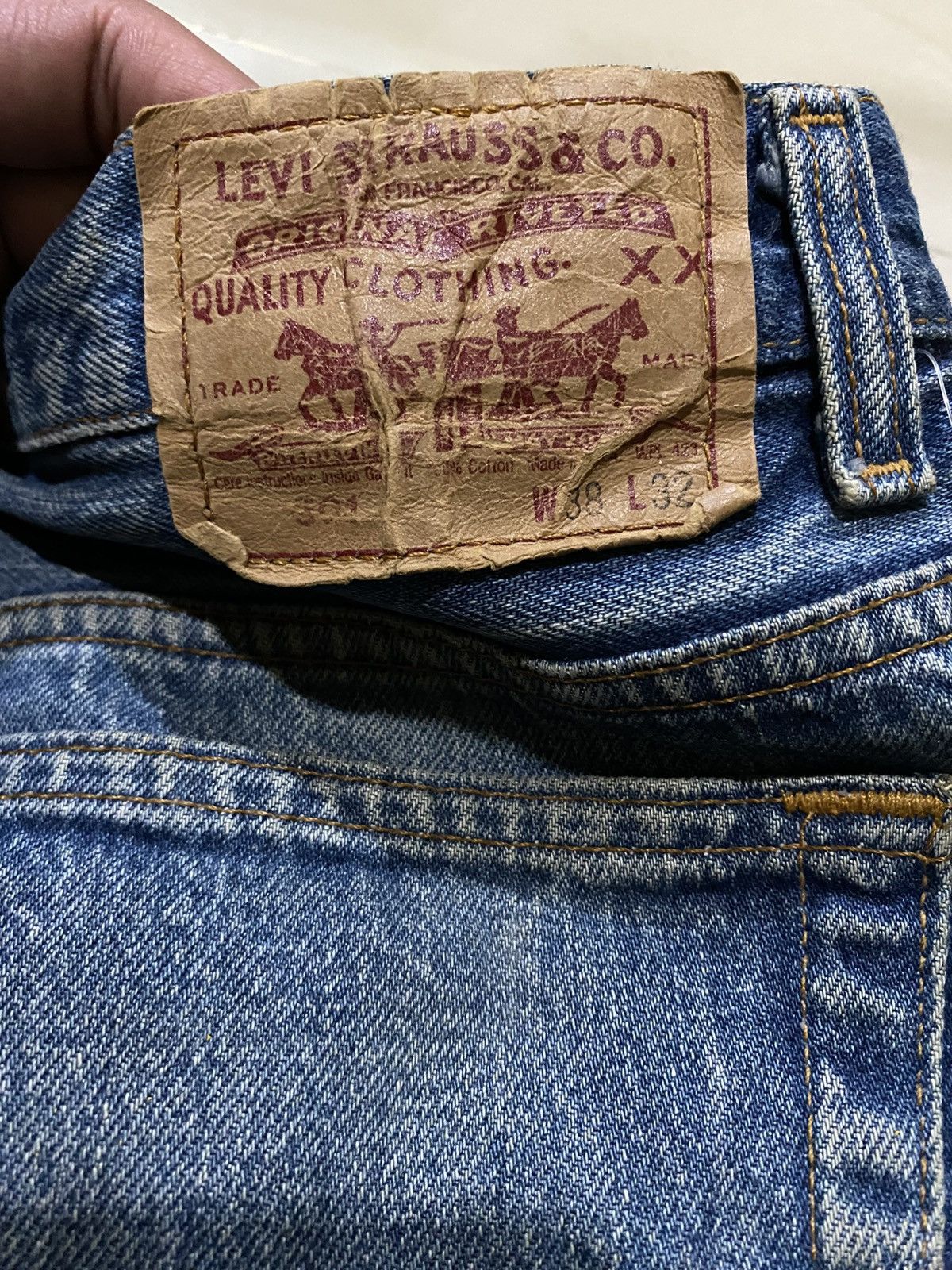 Levi's Vintage Levis 501 usa Size US 38 / EU 54 - 7 Thumbnail