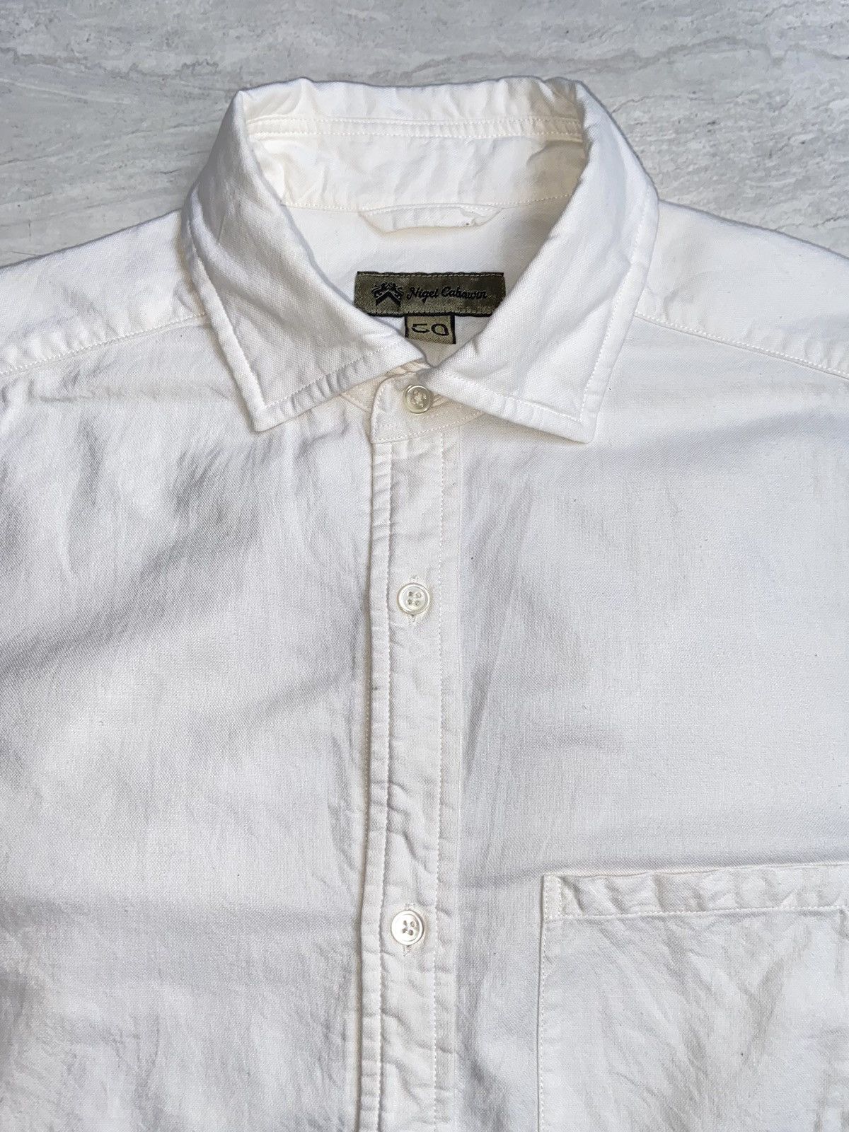 Nigel Cabourn NIGEL COBOURN White Shirt Size US M / EU 48-50 / 2 - 9 Thumbnail