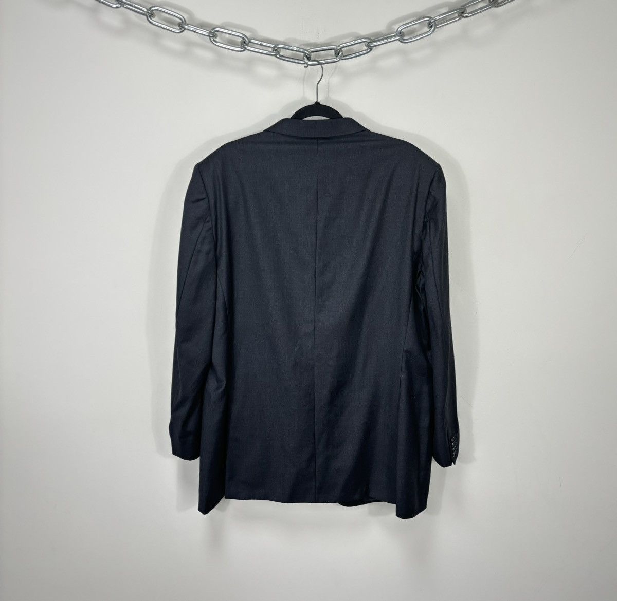 Ermenegildo Zegna Ermenegildo Zegna Men’s Dark Gray Formal Wool Blazer Jacket Size 50L - 3 Thumbnail