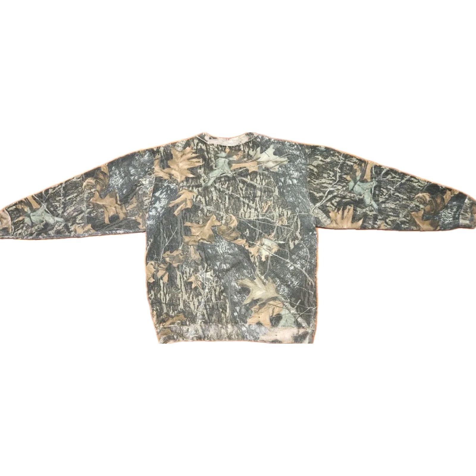 Jerzees VINTAGE Mossy Oak Break Up Camo Sweatshirt Mens L Large Jerzees Pullover Knit Crew Neck Sweatshirt Size US L / EU 52-54 / 3 - 3 Thumbnail