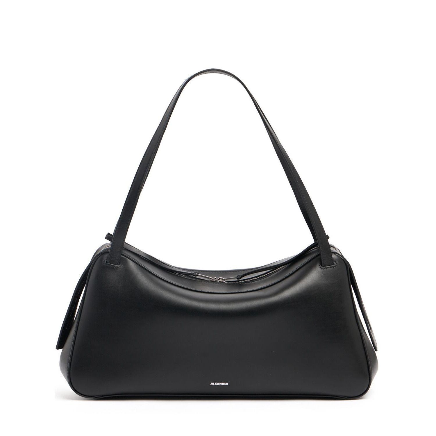 Jil Sander JIL SANDER Dune Medium Black Leather Shoulder Bag New & Auth Size ONE SIZE - 3 Thumbnail