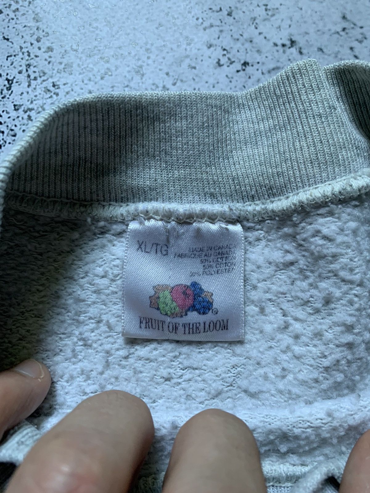 Fruit Of The Loom × NHL × Vintage Vintage NHL Sweatshirt Big Logo Baggy Y2K Canada USA Size US L / EU 52-54 / 3 - 7 Thumbnail
