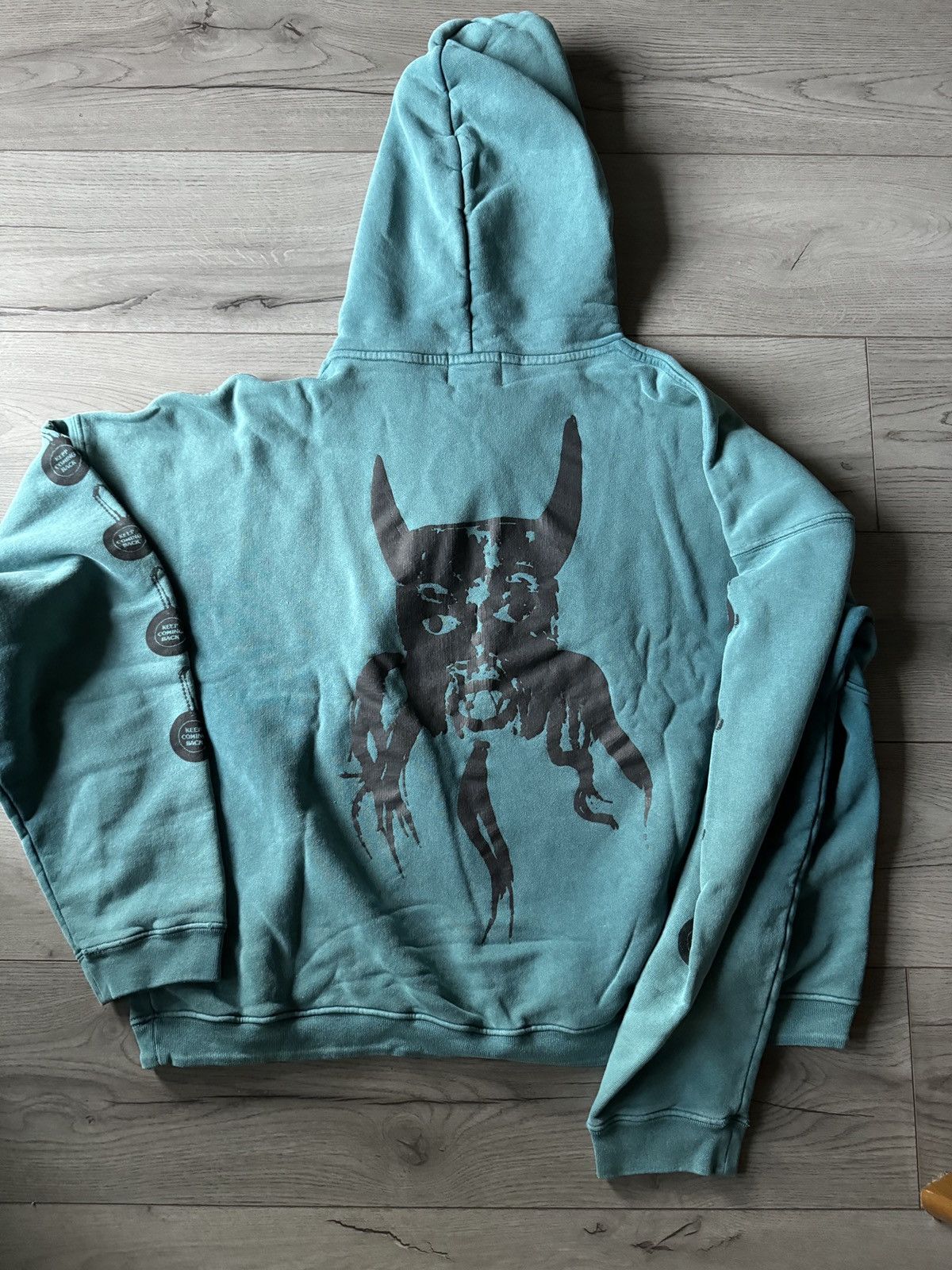 Enfants Riches Deprimes Enfants Riches Deprimes Do What Thou Wilt Hoodie Blue Green Size US XL / EU 56 / 4 - 7 Thumbnail