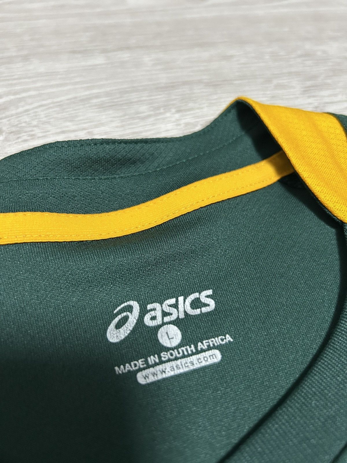 Asics South Africa World Cup 2015 Rugby Union Shirt Asics Size L Size US L / EU 52-54 / 3 - 6 Thumbnail