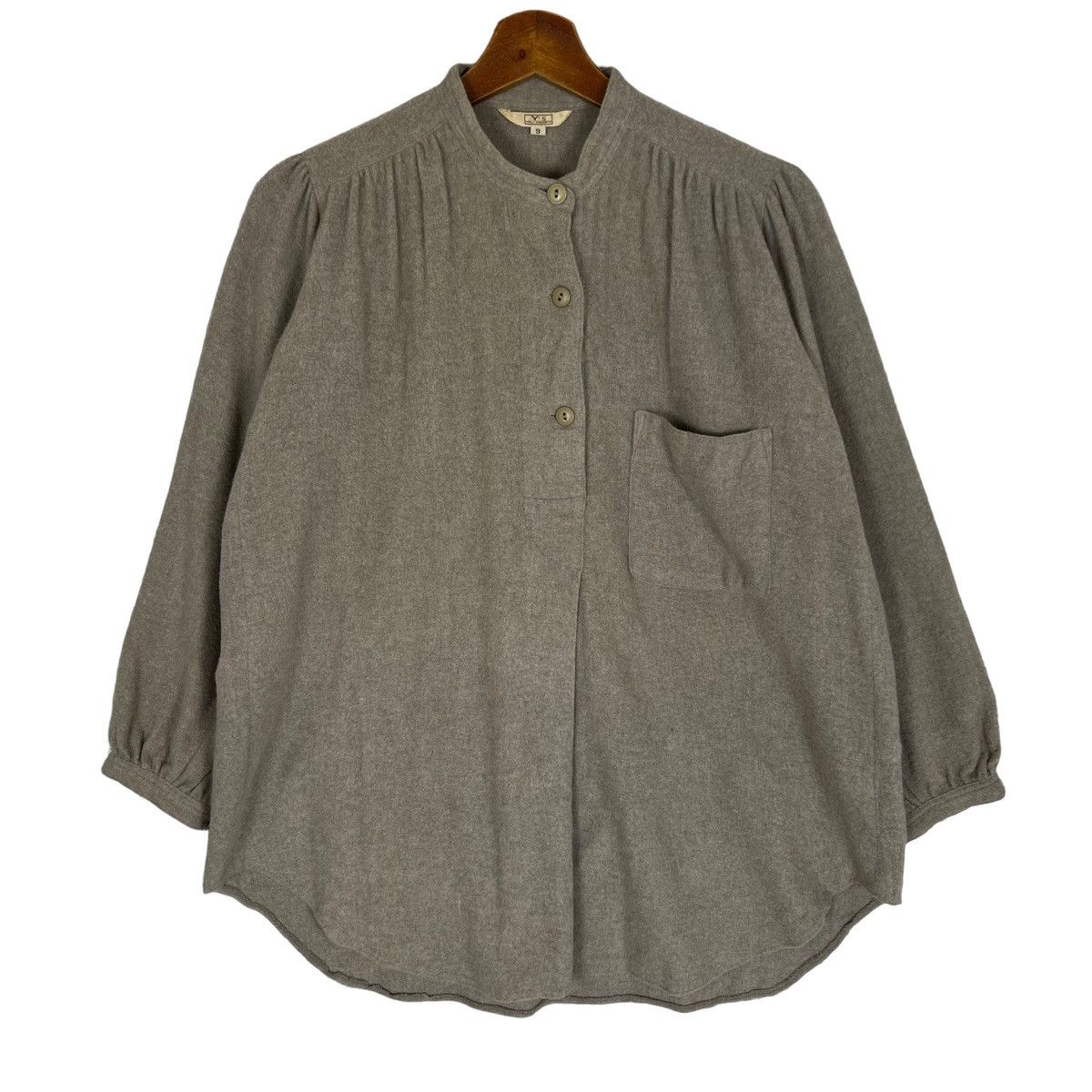 Y's 70s Y’s Mandarin Collar Shirt Size XS / US 0-2 / IT 36-38 - 1 Thumbnail