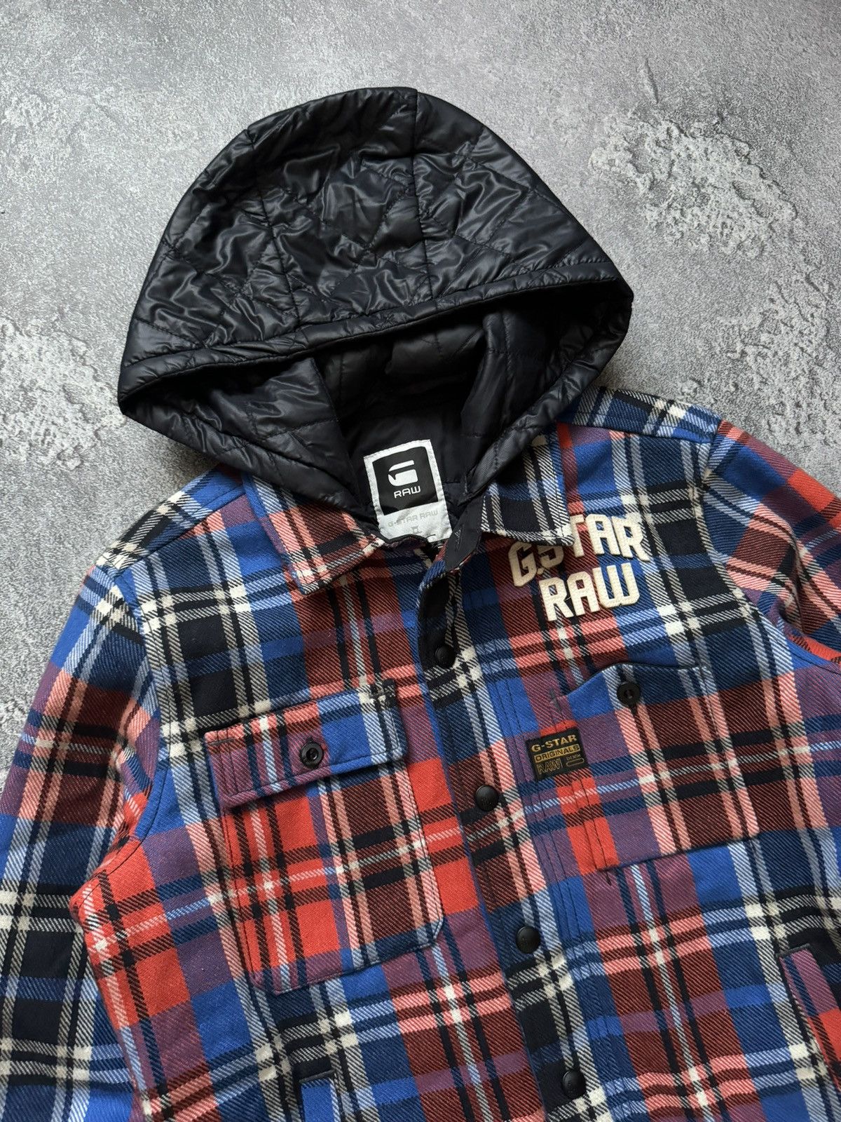 G-Star G star raw M forest hdd quiltd overshirt jacket shirt L/S Size US M / EU 48-50 / 2 - 2 Thumbnail