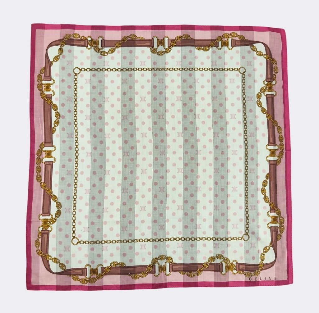 Celine Vintage Celine Handkerchief Neckerchief Bandana H351M-2 Size ONE SIZE - 1 Thumbnail
