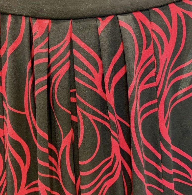 Other Glamour Black Red Botanical Sleeveless Dress Women’s Sz 12 Size XL / US 12-14 / IT 48-50 - 3 Thumbnail