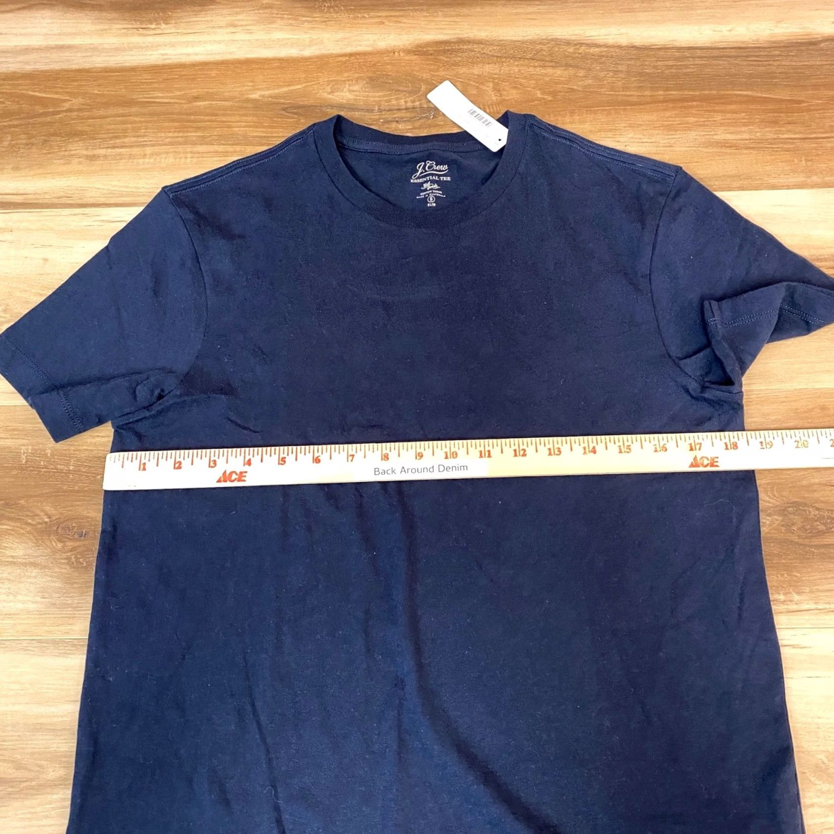 J.Crew J. Crew Essential Slim Fit T Shirt Navy Blue Crew Neck Short Sleeve Mens Size S Cotton Shirt Size US S / EU 44-46 / 1 - 7 Thumbnail