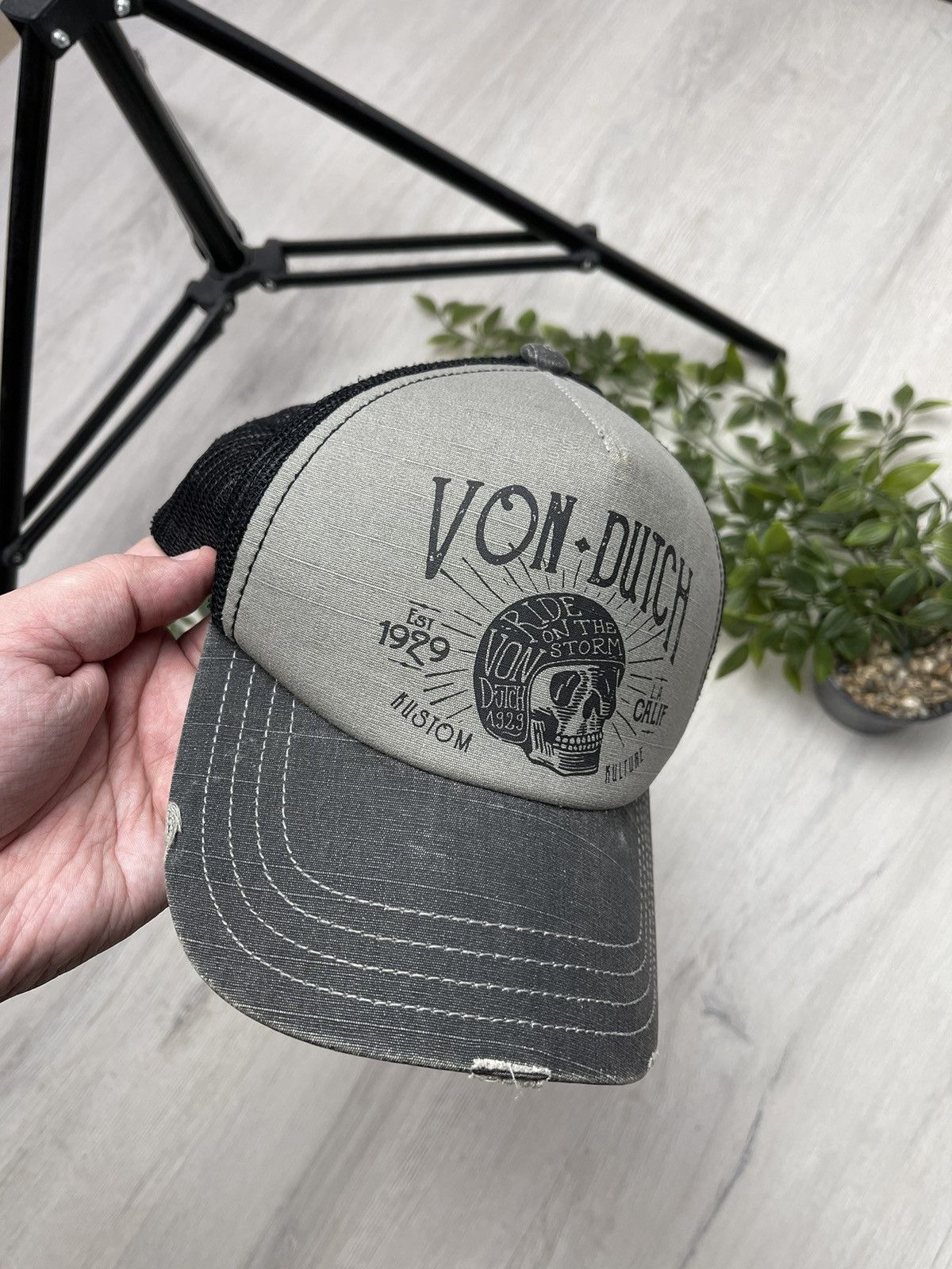 Vintage × Von Dutch Von Dutch Skull Logo Trucker Cap One Size Size ONE SIZE - 2 Thumbnail