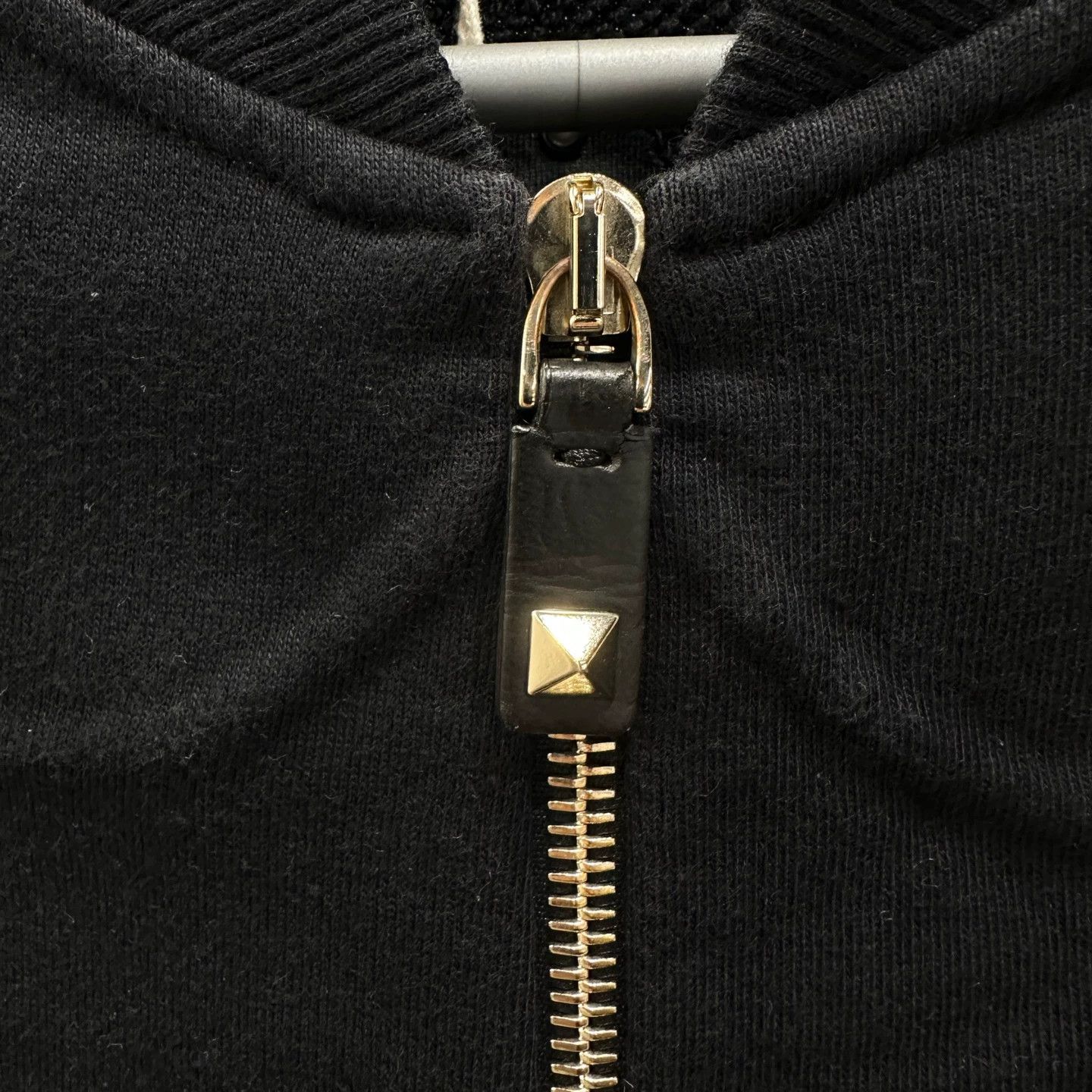 Valentino Valentino mar436 studs wavy zipper jacket xl cotton Size XL / US 12-14 / IT 48-50 - 6 Thumbnail