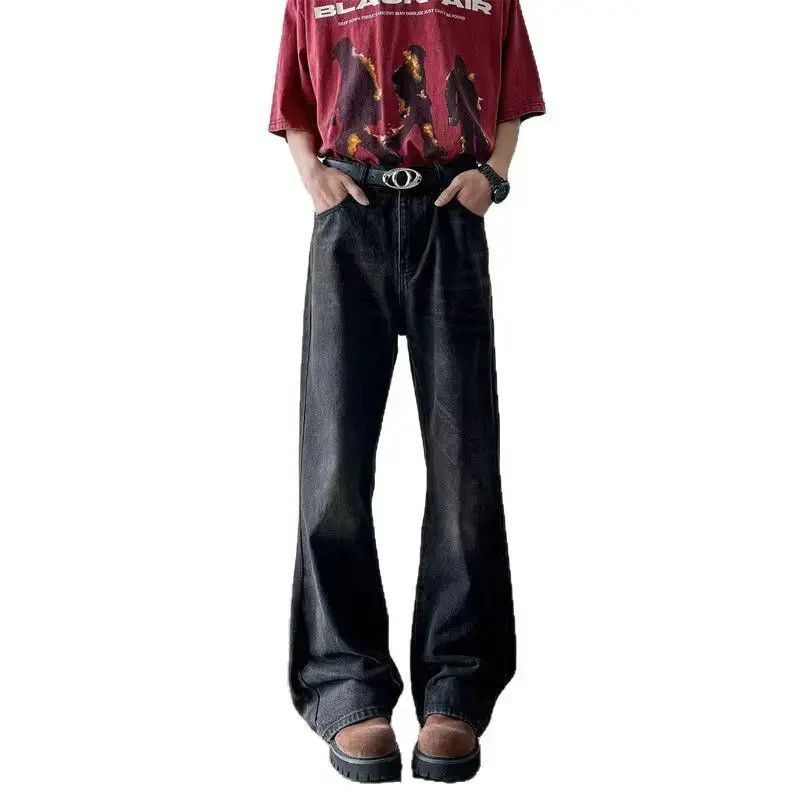 Japanese Brand Retro wide leg slightly flared jeans Size US 32 / EU 48 - 5 Thumbnail