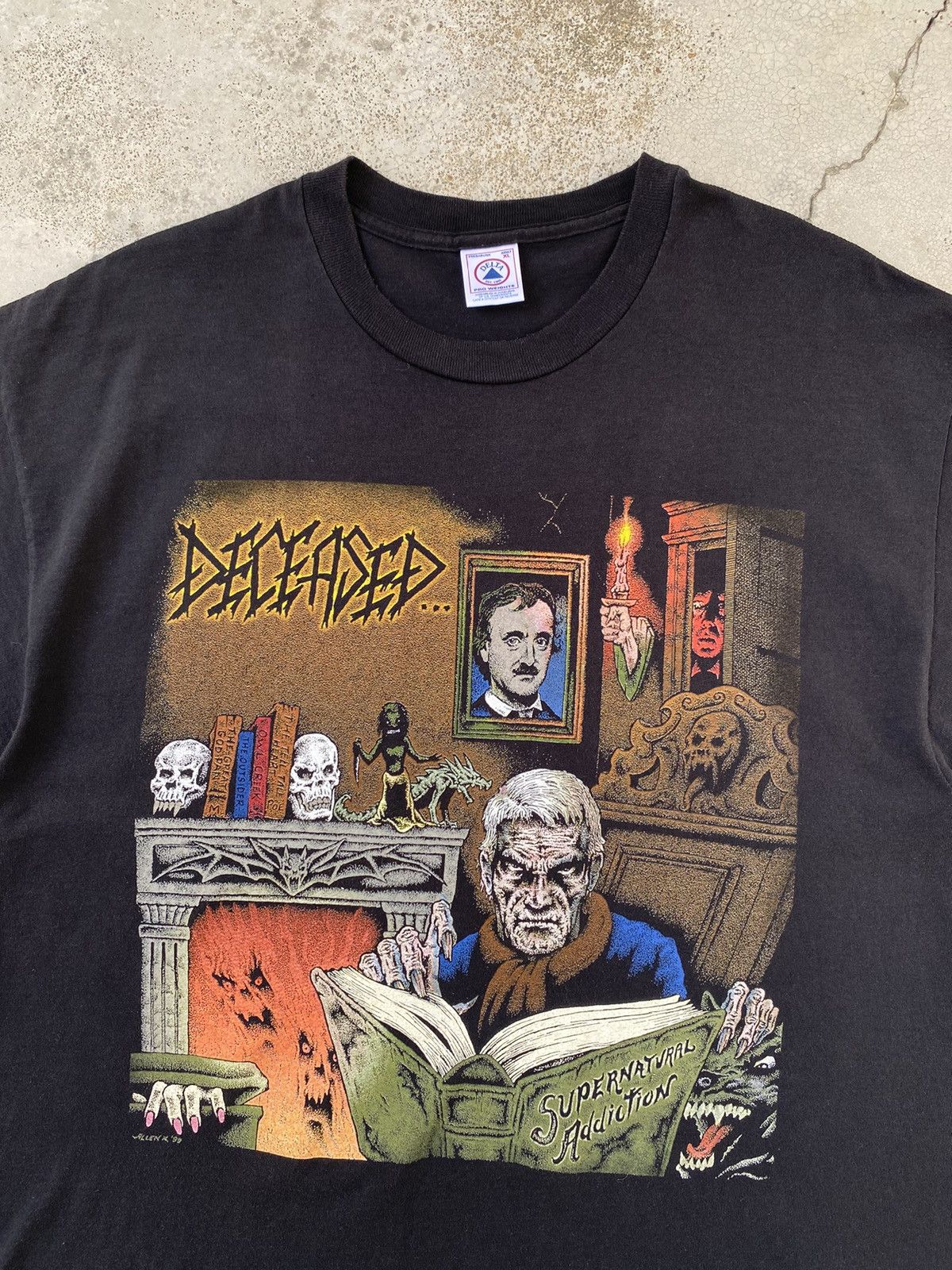 Band Tees Rare🔥Vintage 90s Deceased Death Metal Band Tees Size US XL / EU 56 / 4 - 3 Thumbnail