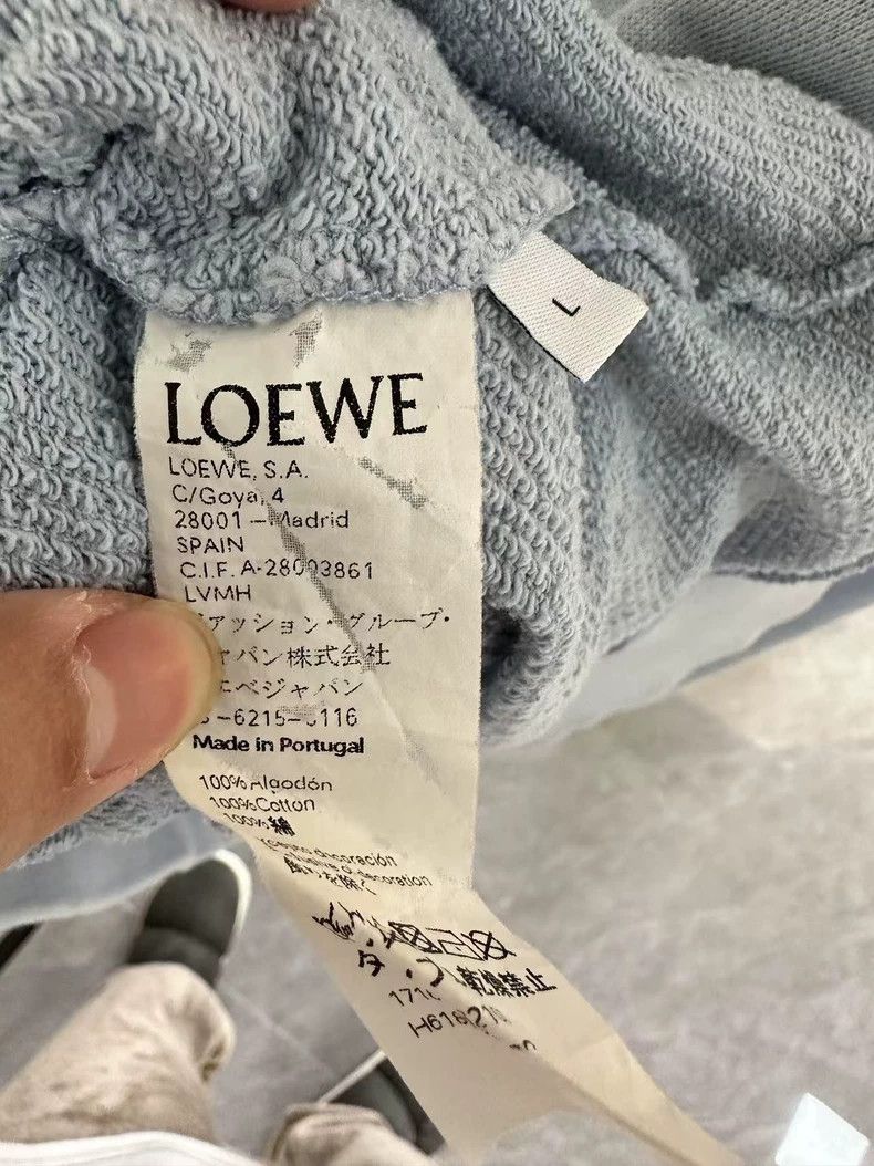 Loewe LOEWE Blue hoodie Size L / US 10 / IT 46 - 3 Thumbnail