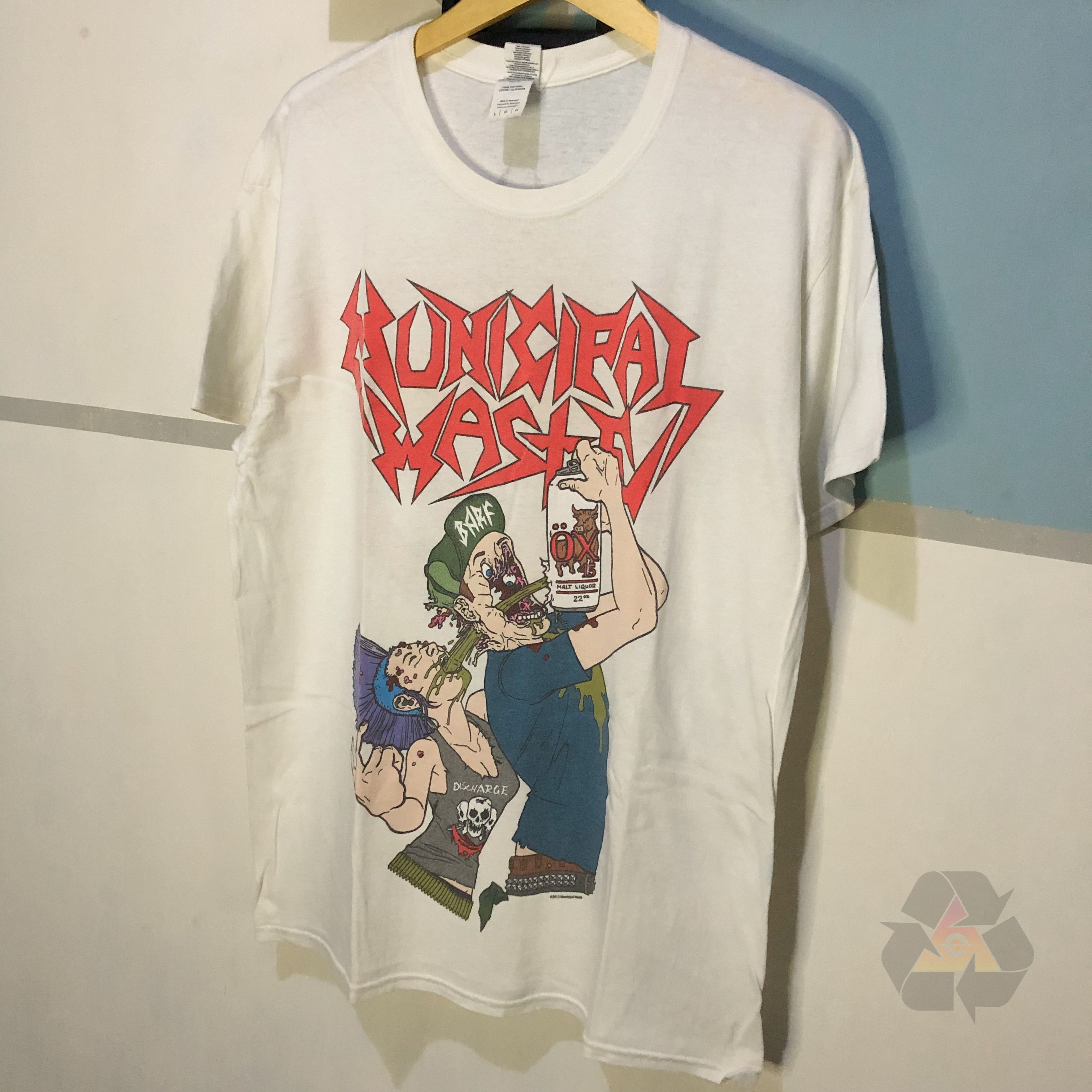 Band Tees Municipal Waste T-Shirt Vintage Rare 2012 Y2K Size US L / EU 52-54 / 3 - 3 Thumbnail
