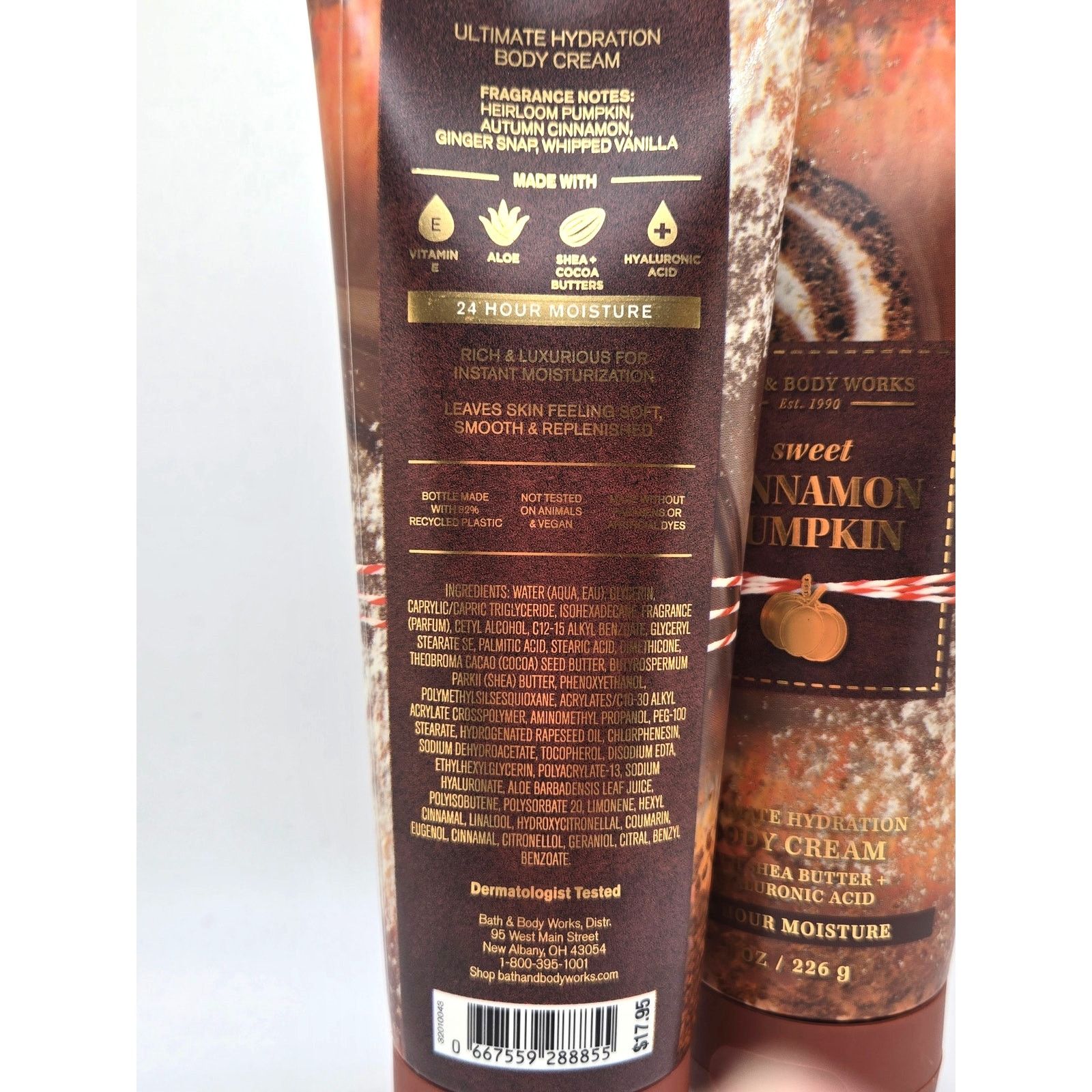 Other NEW Bath & Body Works Sweet Cinnamon Pumpkin Body Cream Size ONE SIZE - 5 Thumbnail