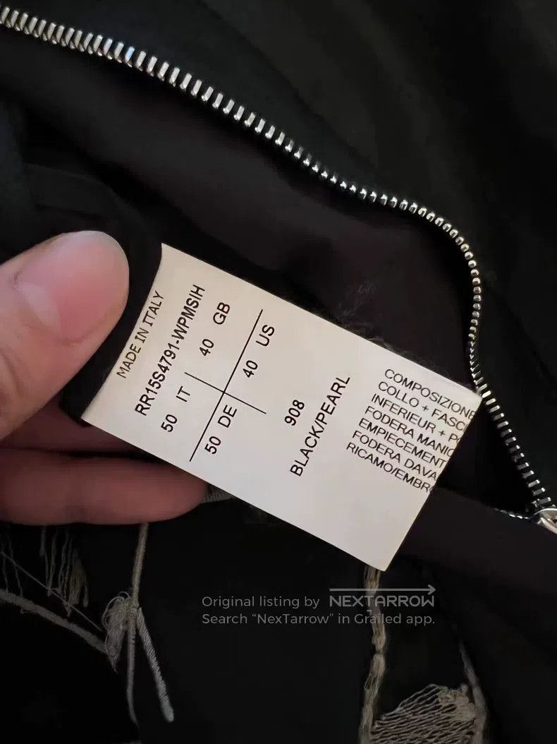 Rick Owens Rick Owens Mainline embroidered grimace ma-1 jacket Size US M / EU 48-50 / 2 - 6 Thumbnail