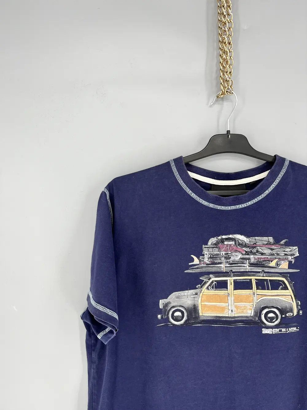 Vintage Vintage Y2K ANIMAL SKATE Big Logo Tee Streetwear 90s Style Size US XL / EU 56 / 4 - 4 Thumbnail