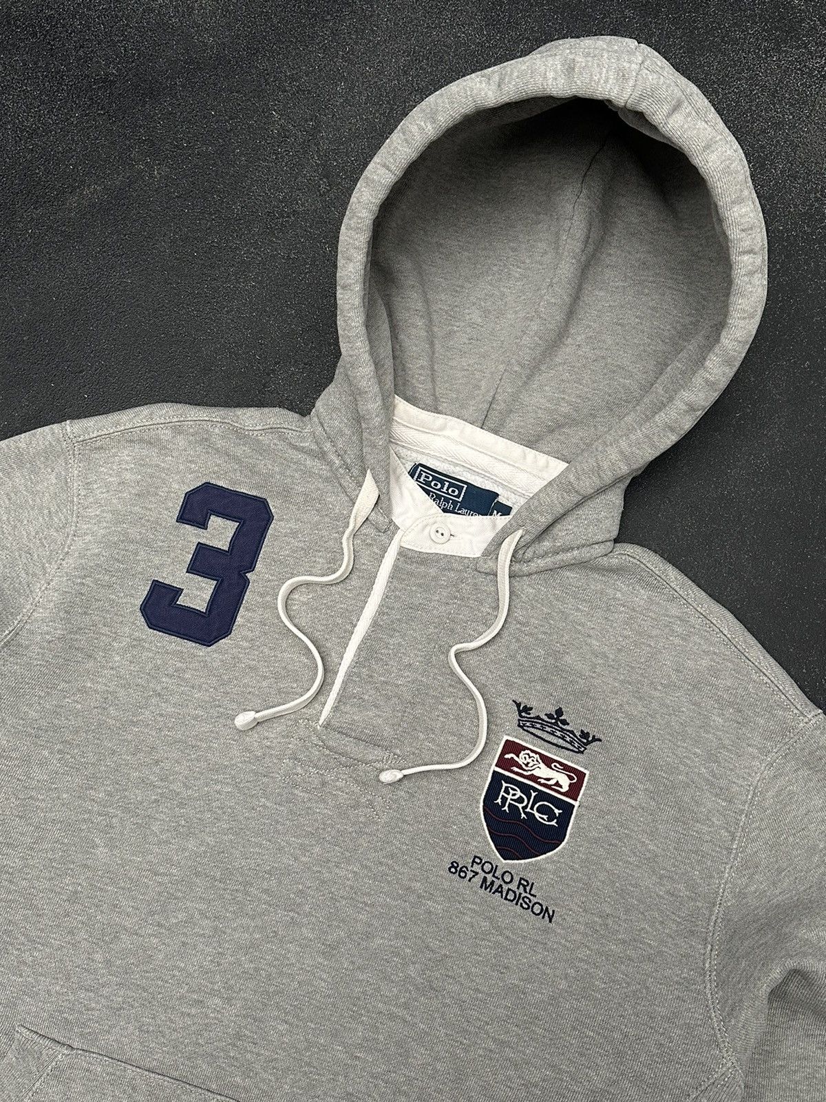 Polo Ralph Lauren × Vintage Polo Ralph Lauren Hoodie 867 Madison Vintage 90s Streetwear Size US M / EU 48-50 / 2 - 3 Thumbnail