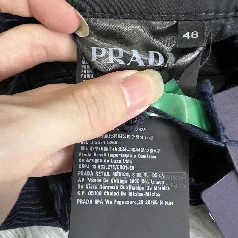 Prada Prada Blue Cotton Casual Pants for Men. Size US 32 / EU 48 - 4 Thumbnail