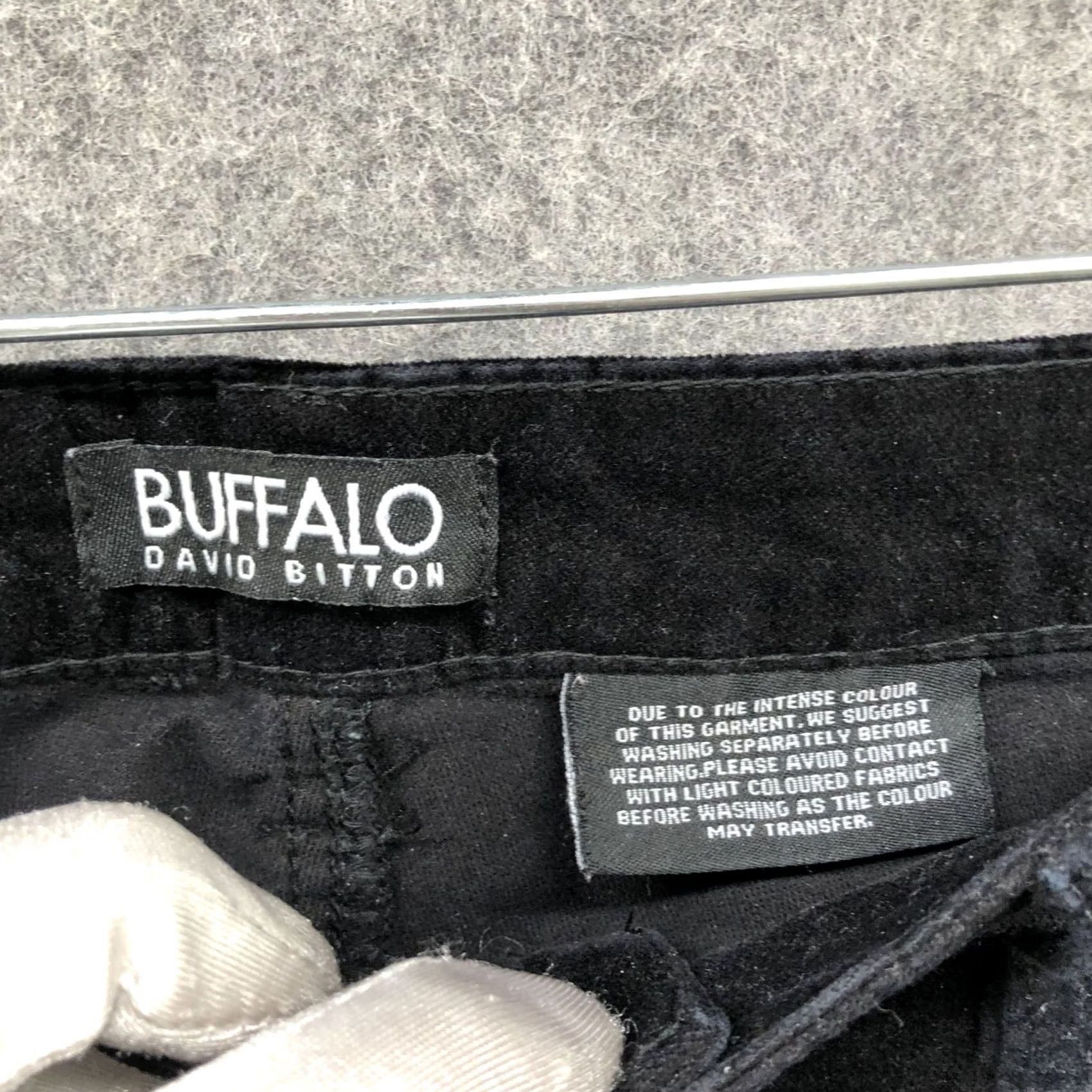 Buffalo David Bitton Buffalo David Bitton Velvet Skinny Pants Womens Size 6 / 28 Marvel Mid Rise Jeans Black Cotton Blend 5-Pocket Stretch Slim Fall Winter Size 28" / US 6 / IT 42 - 6 Thumbnail