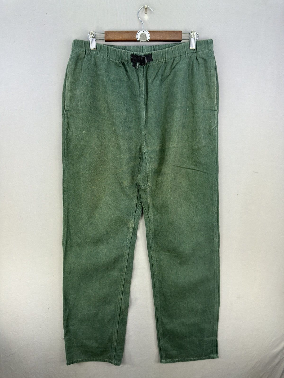 Manastash Olive Green Hemp Pants