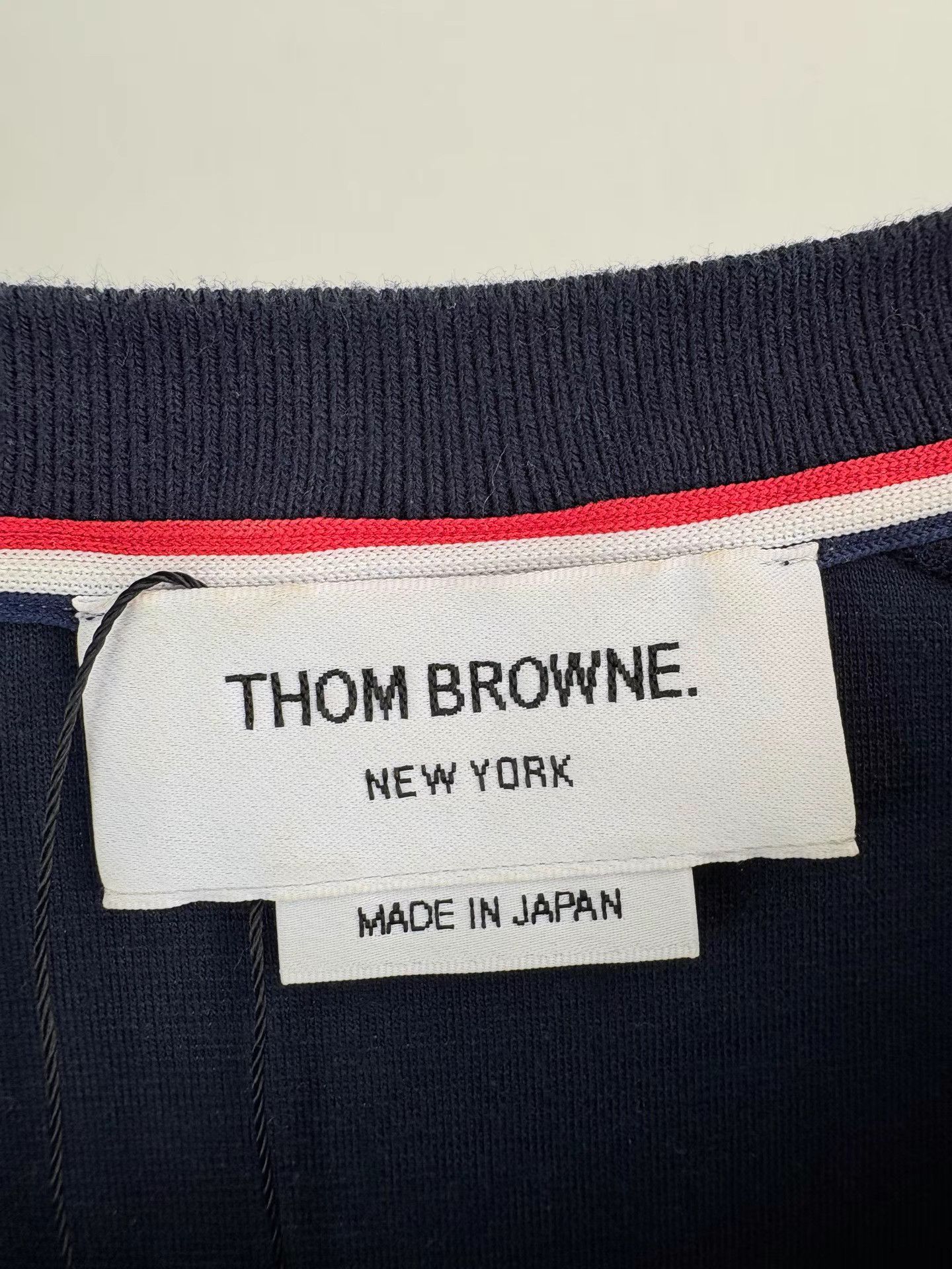 Thom Browne THOM BROWNE Navy Four-Bar Short Sleeve K1 Size US XXL / EU 58 / 5 - 4 Thumbnail