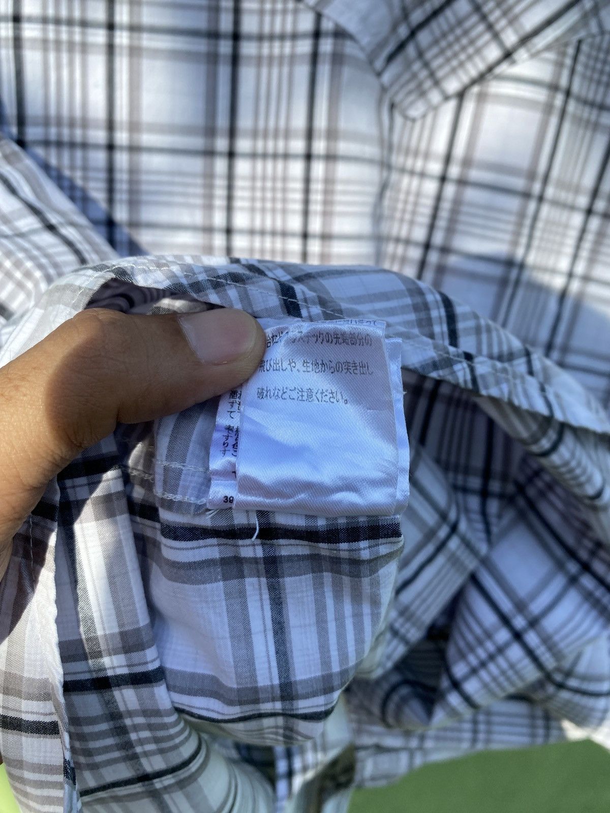 semanticdesign Semantic Design Vintage Western Plaid Snap Embroidery Detail Size US L / EU 52-54 / 3 - 20 Thumbnail