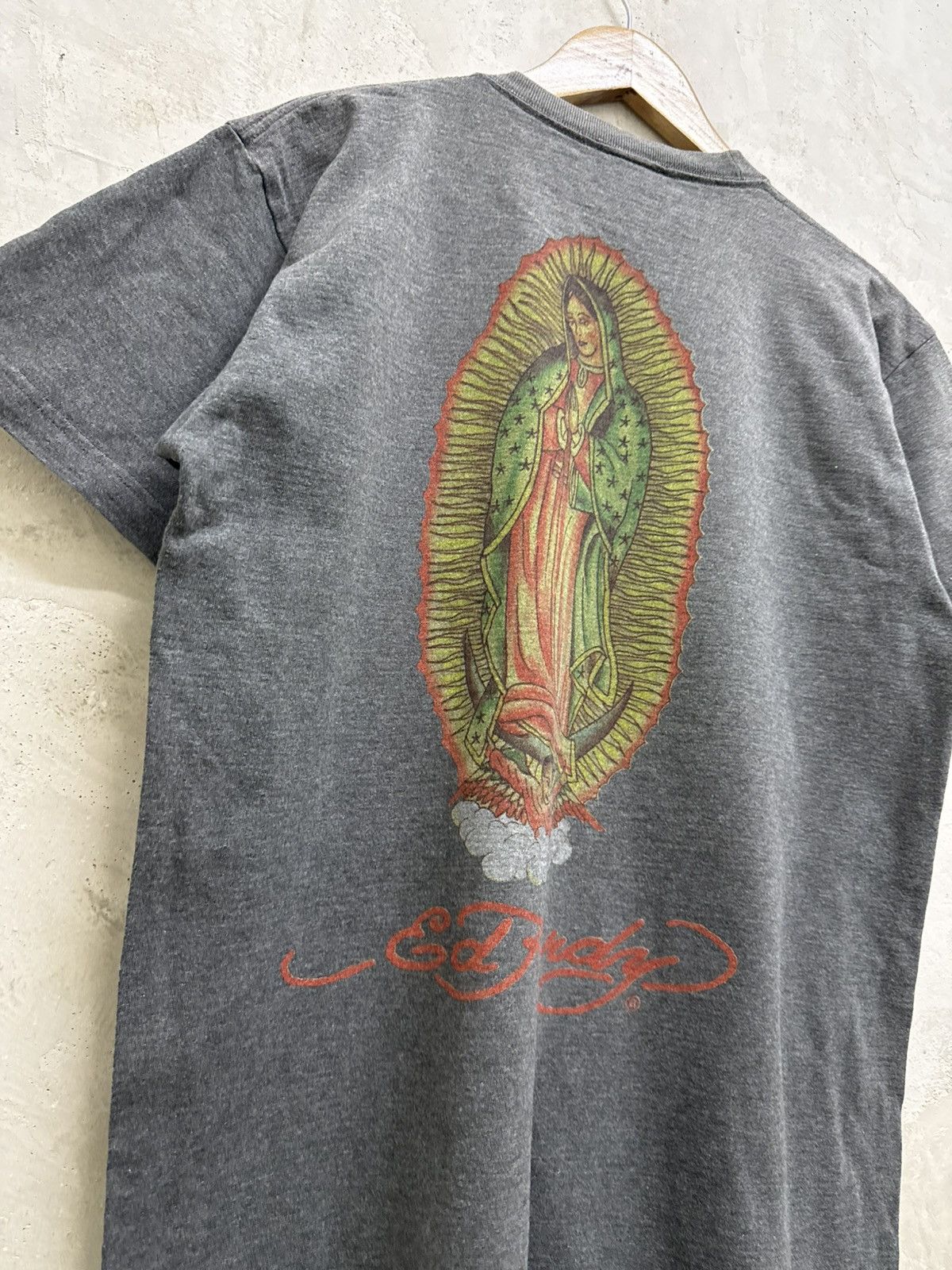 Ed Hardy 2000s Ed Hardy christian audigier “pray for me” y2k Tees Size US M / EU 48-50 / 2 - 2 Thumbnail