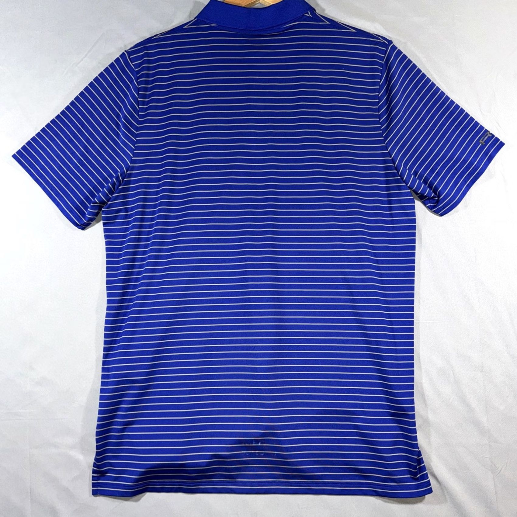 Polo Ralph Lauren RLX Ralph Lauren Polo Shirt Mens M Blue Stripe Golf Performance Short Sleeve Size US M / EU 48-50 / 2 - 5 Thumbnail