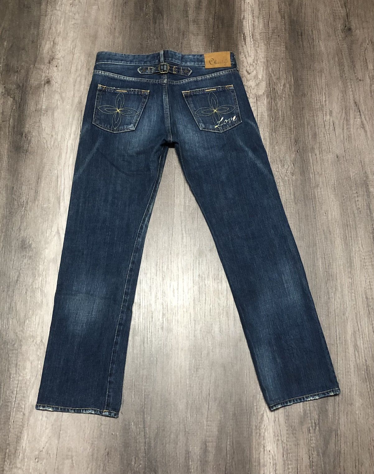 Designer × Japanese Brand × Vintage Vintage Chesty Buckle Back Denim Jeans Japanese Brand Size US 32 / EU 48 - 11 Thumbnail