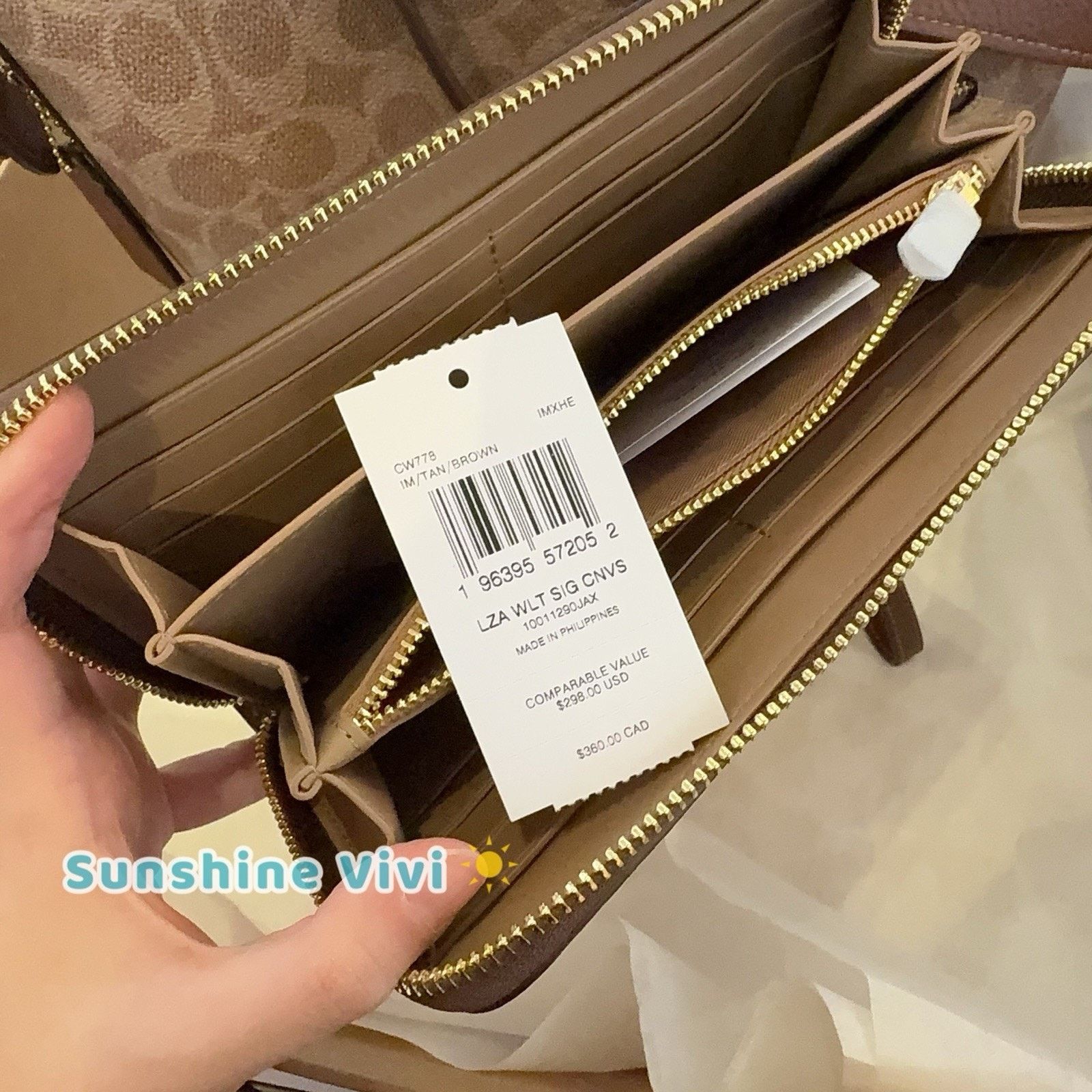 Coach NWT Bundle Coach Jude Duffle Bag CBH20 & CW778 Long Wallet Size ONE SIZE - 10 Thumbnail