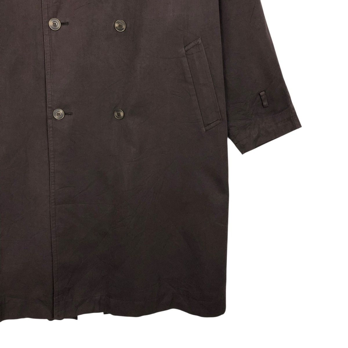 Vintage 🔥RICH BROWN VINTAGE LONG JACKET LINING JEAN LOUIS SCHERRER Size US M / EU 48-50 / 2 - 6 Thumbnail