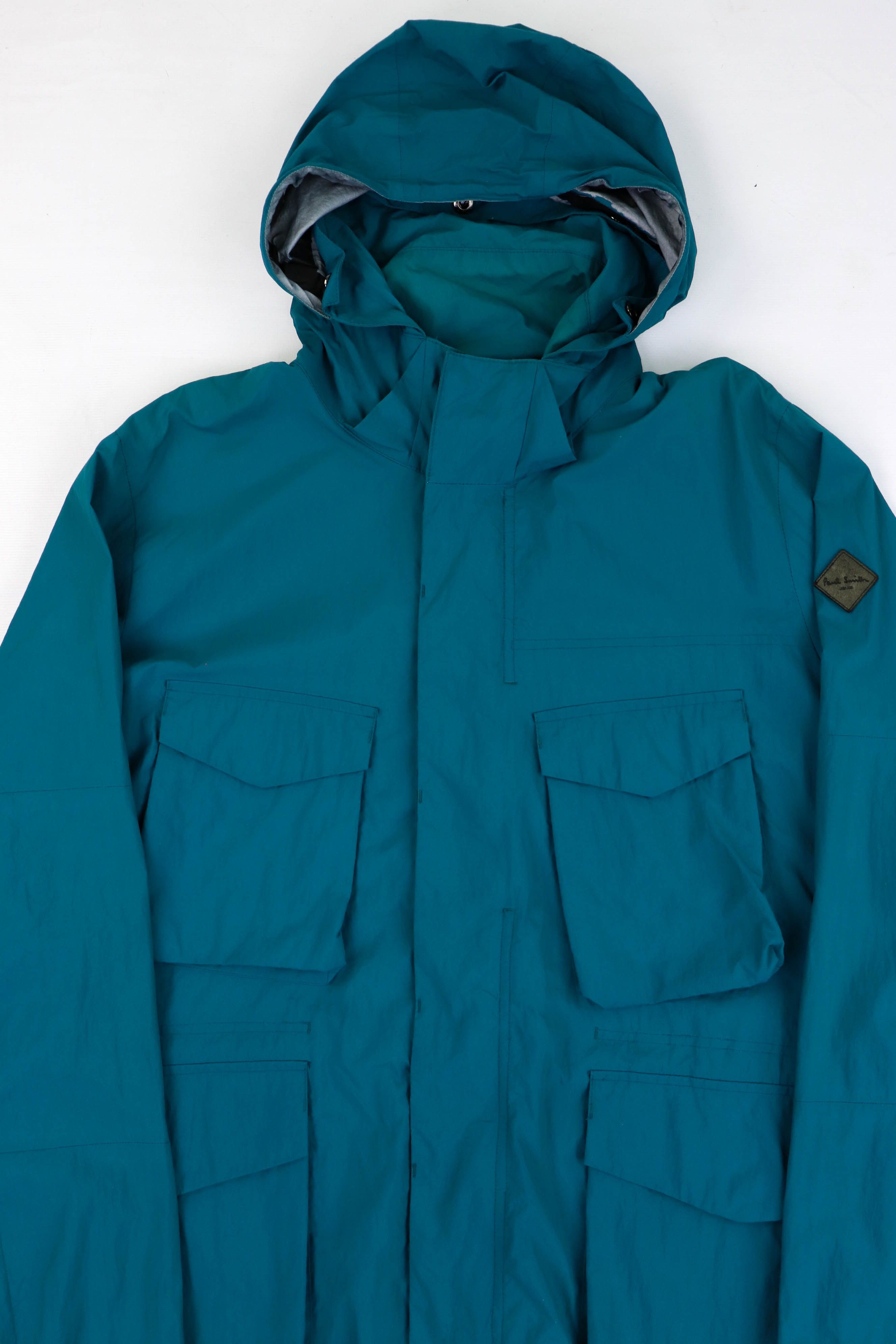 Paul Smith Paul Smith Jeans Sea Wave Green Nylon RiRi Zip Field Jacket Size US XL / EU 56 / 4 - 3 Thumbnail