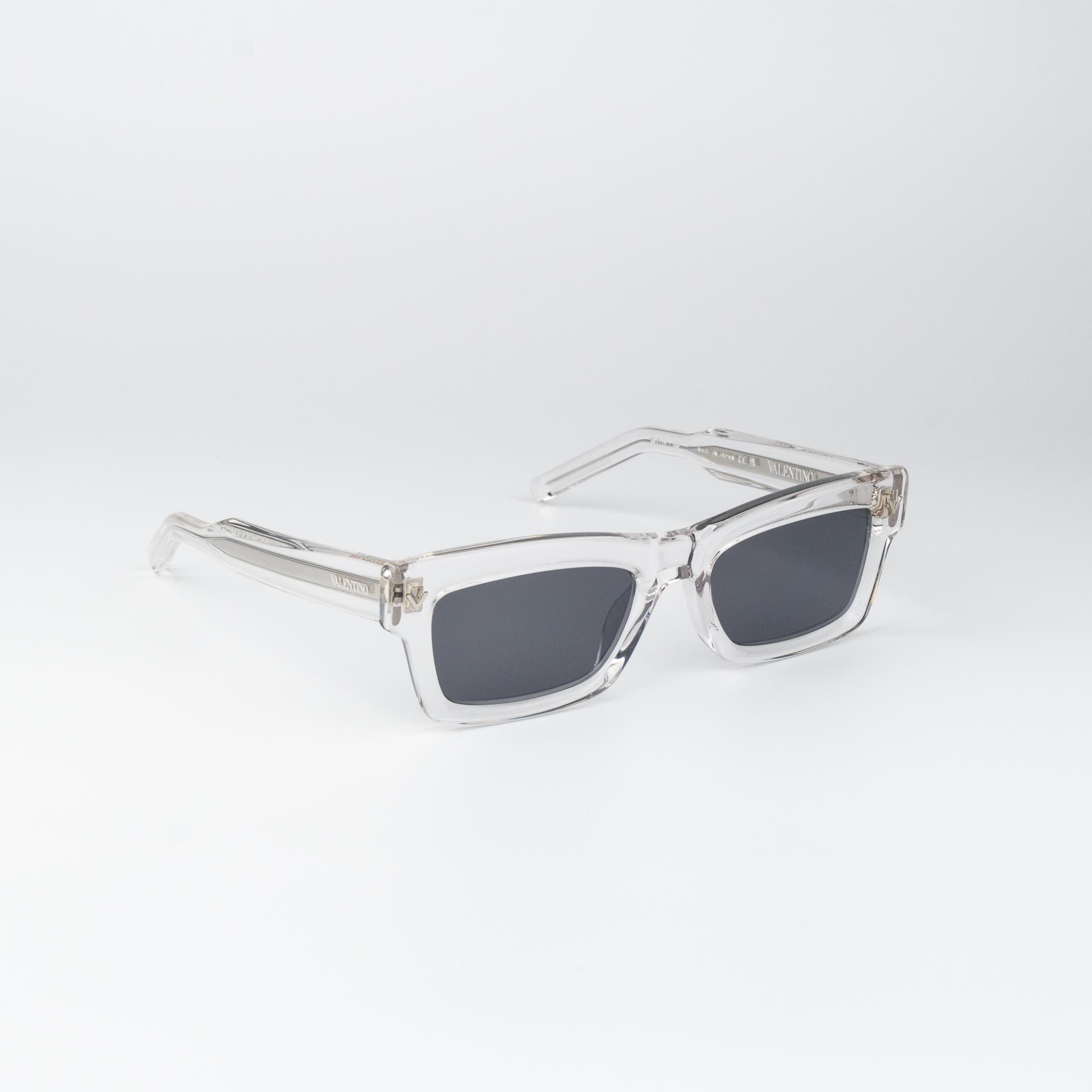 Valentino Valentino Women Sunglasses Grey Rectangle V-SHARP VLS-134 C Size ONE SIZE - 4 Thumbnail
