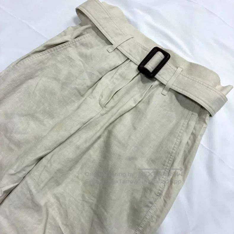 Brunello Cucinelli Brunello Cucinelli Linen and cotton blended pants Size 25" / US 0 / IT 36 - 2 Thumbnail