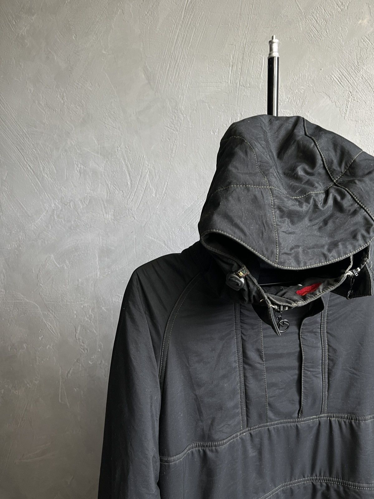 Maharishi Archive Maharishi AW99 Black Oiled Showerproof Anorak Smock Size US M / EU 48-50 / 2 - 2 Thumbnail