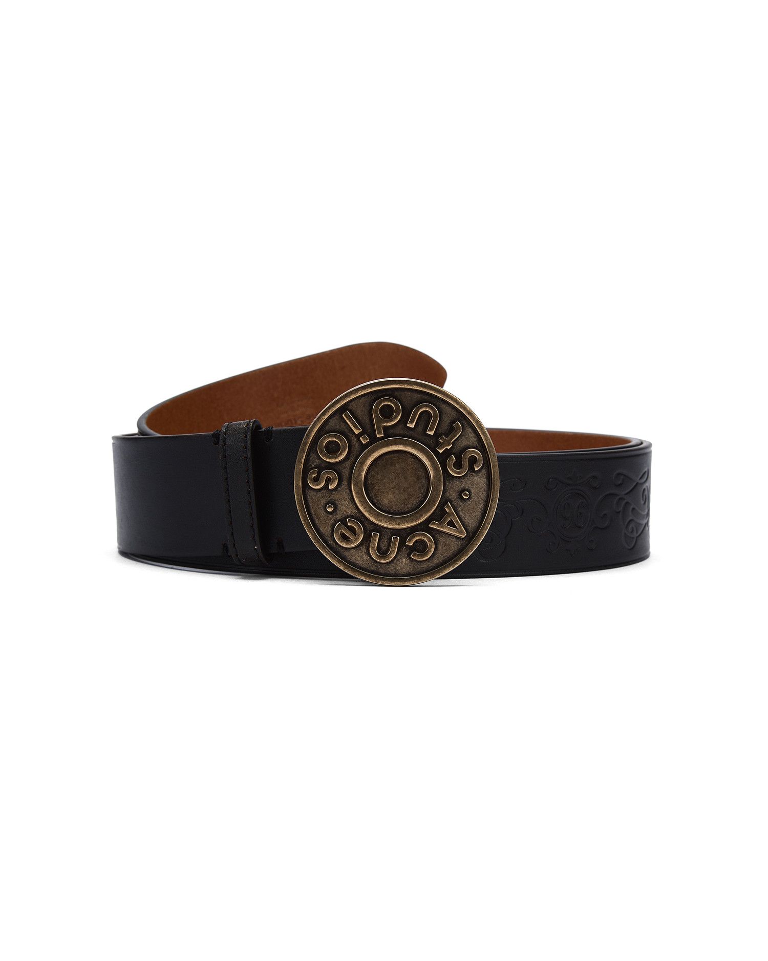 Acne Studios Acne Studios Round Buckle Floral Pattern Belt Size ONE SIZE - 1 Thumbnail