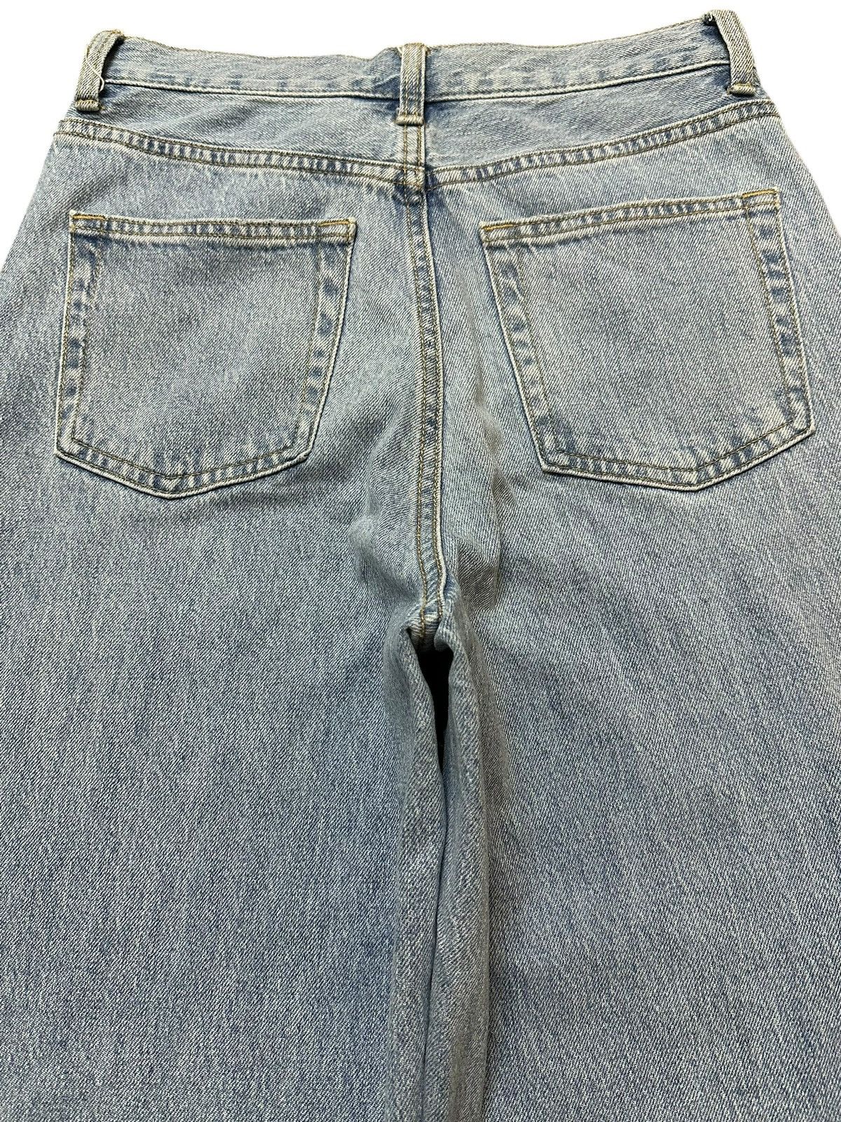 GU Vintage Japanese GU Blue Faded Wash Distressed Baggy Jeans Size US 28 / EU 44 - 5 Thumbnail