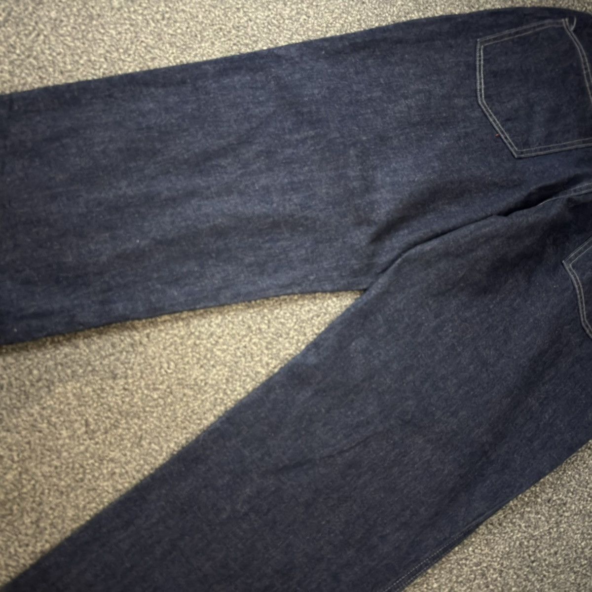 Undercover × Uniqlo 🔥🇯🇵 Japanese Baggy Raw Denim Uniqlo Indigo Jeans Y2K Style Size US 31 - 9 Thumbnail