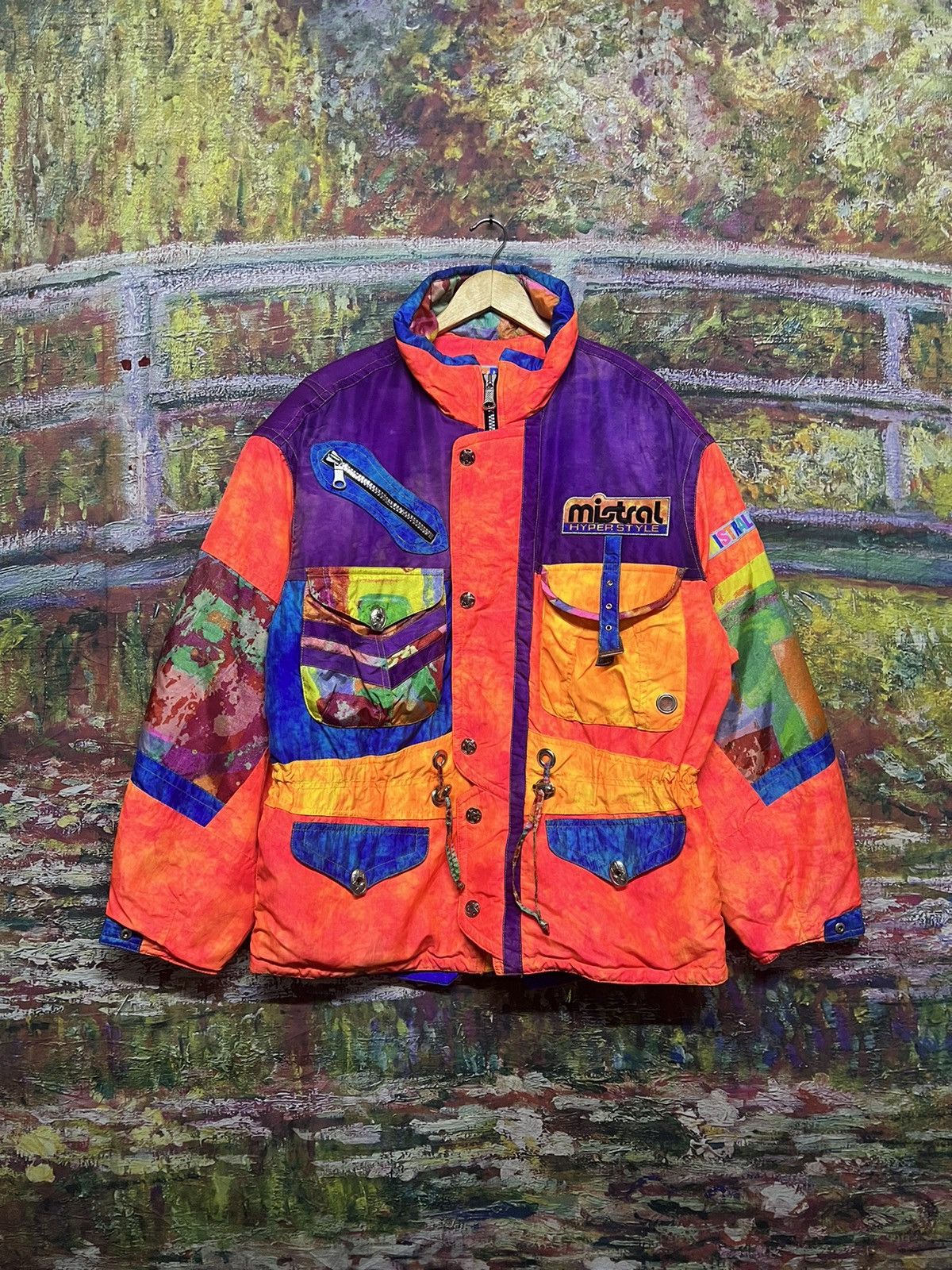 image of Mistral Colourful Ski Jacket, Men's (Size Large)