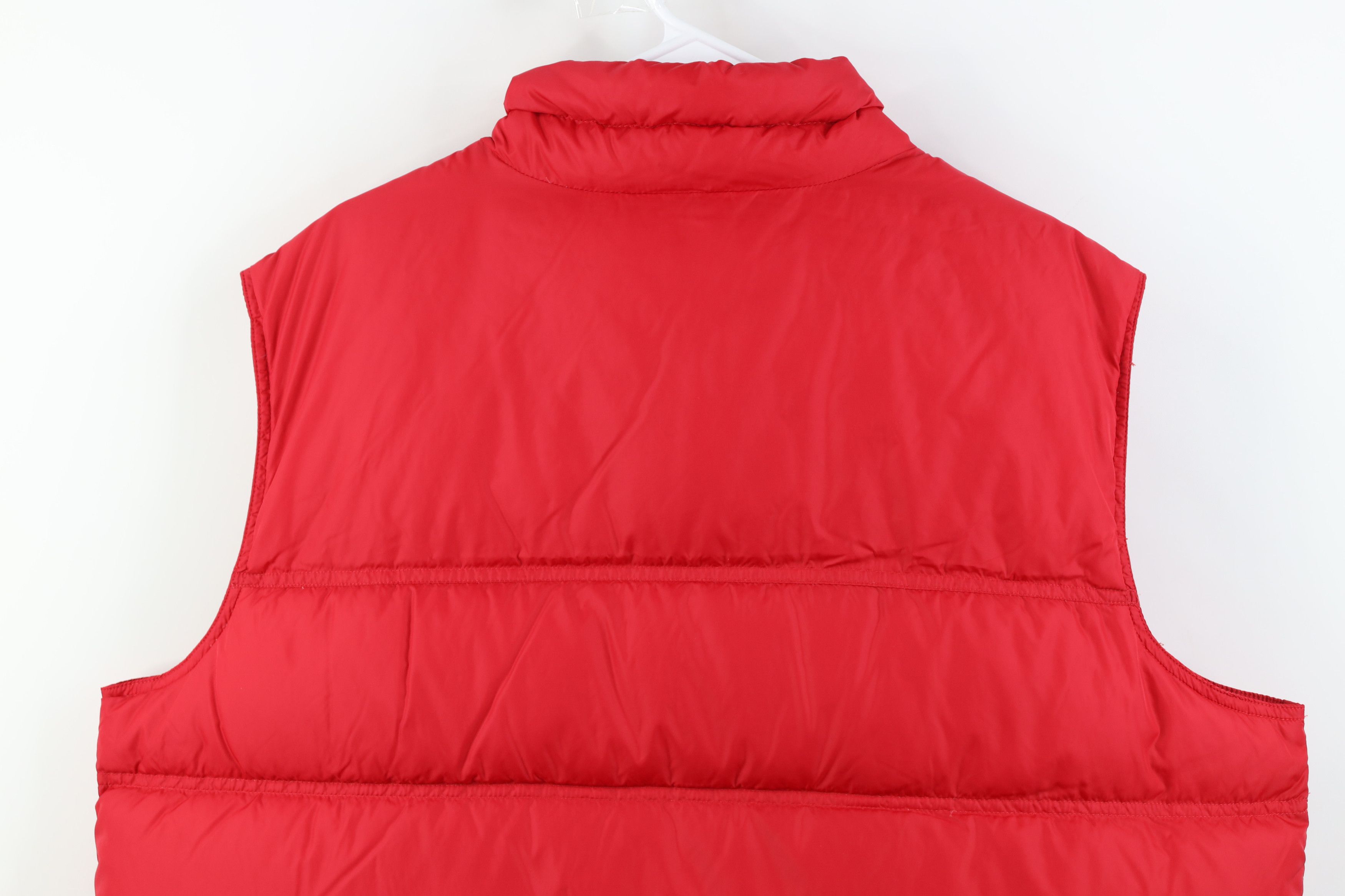 Lands' End Vintage Lands End Duck Down Insulated Puffer Vest Jacket Red Size US XXL / EU 58 / 5 - 14 Thumbnail