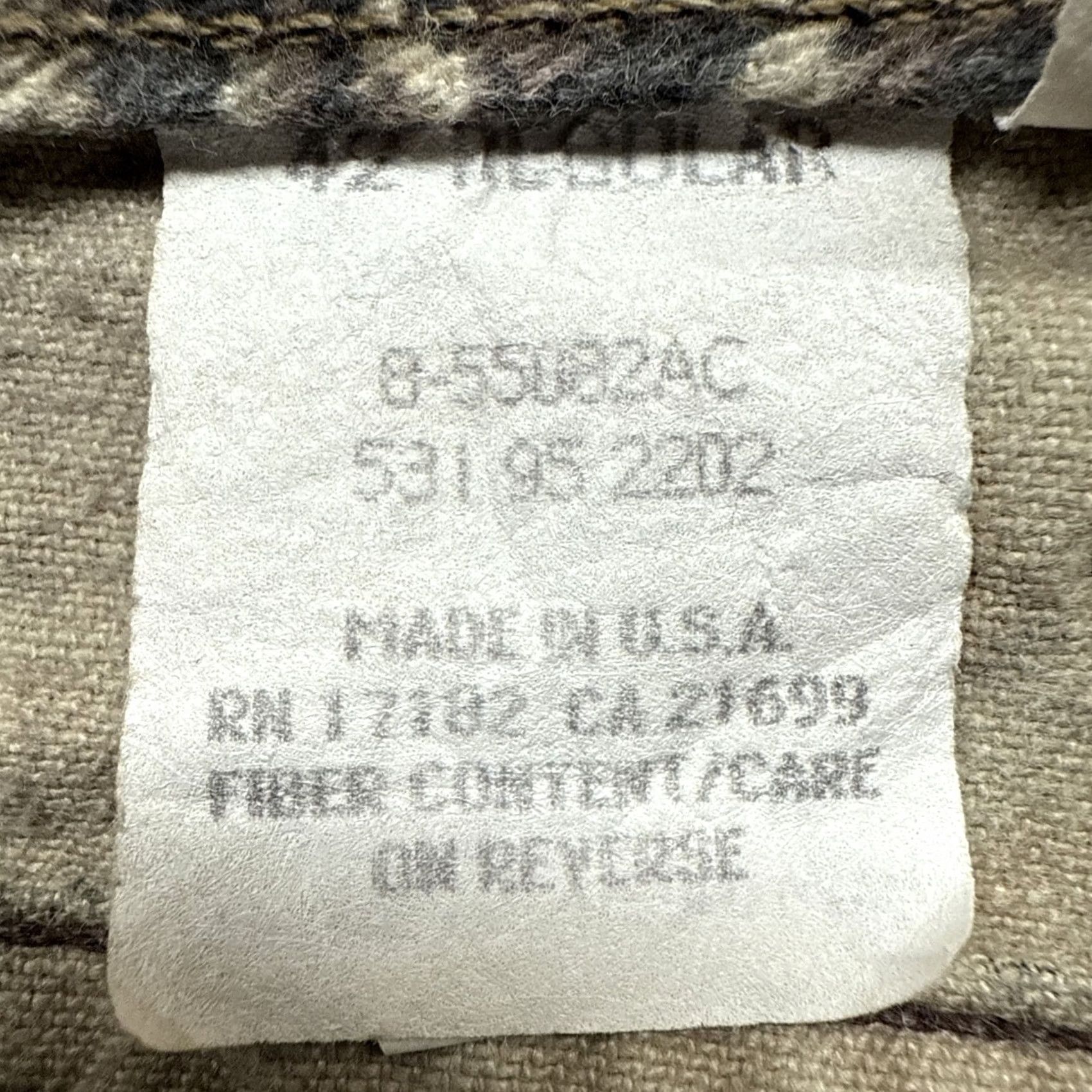 Vintage VTG Walls Outdoors Pants Men's 42x31 Camouflage Brown Cotton Canvas Straight Regular Front Flat Front Button Pocket USA Made in USA Vel Harden? Size US 42 / EU 58 - 6 Thumbnail