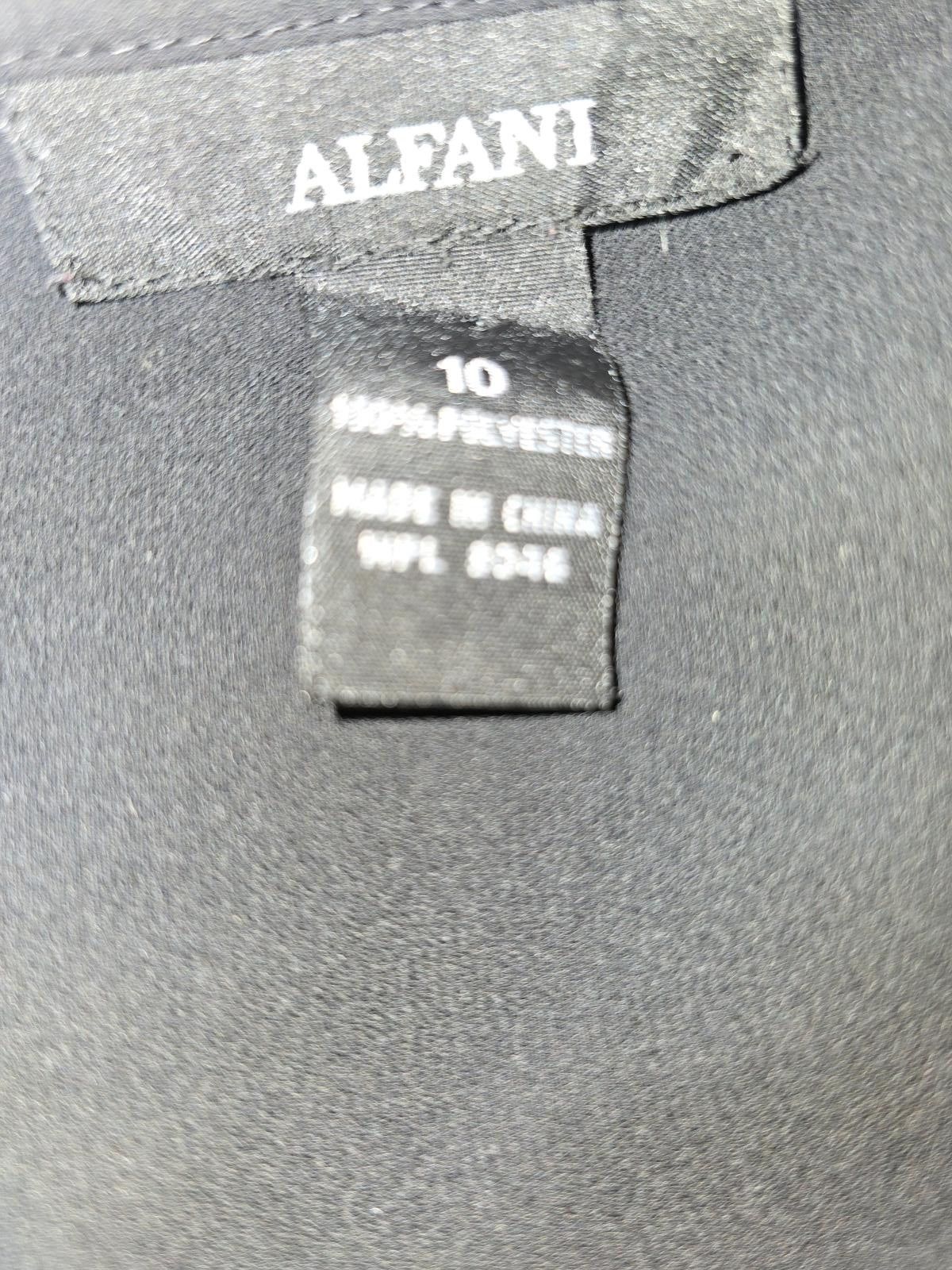 Alfani Elegant Alfani Black Beaded Tank Top - Size 10 Size L / US 10 / IT 46 - 2 Thumbnail