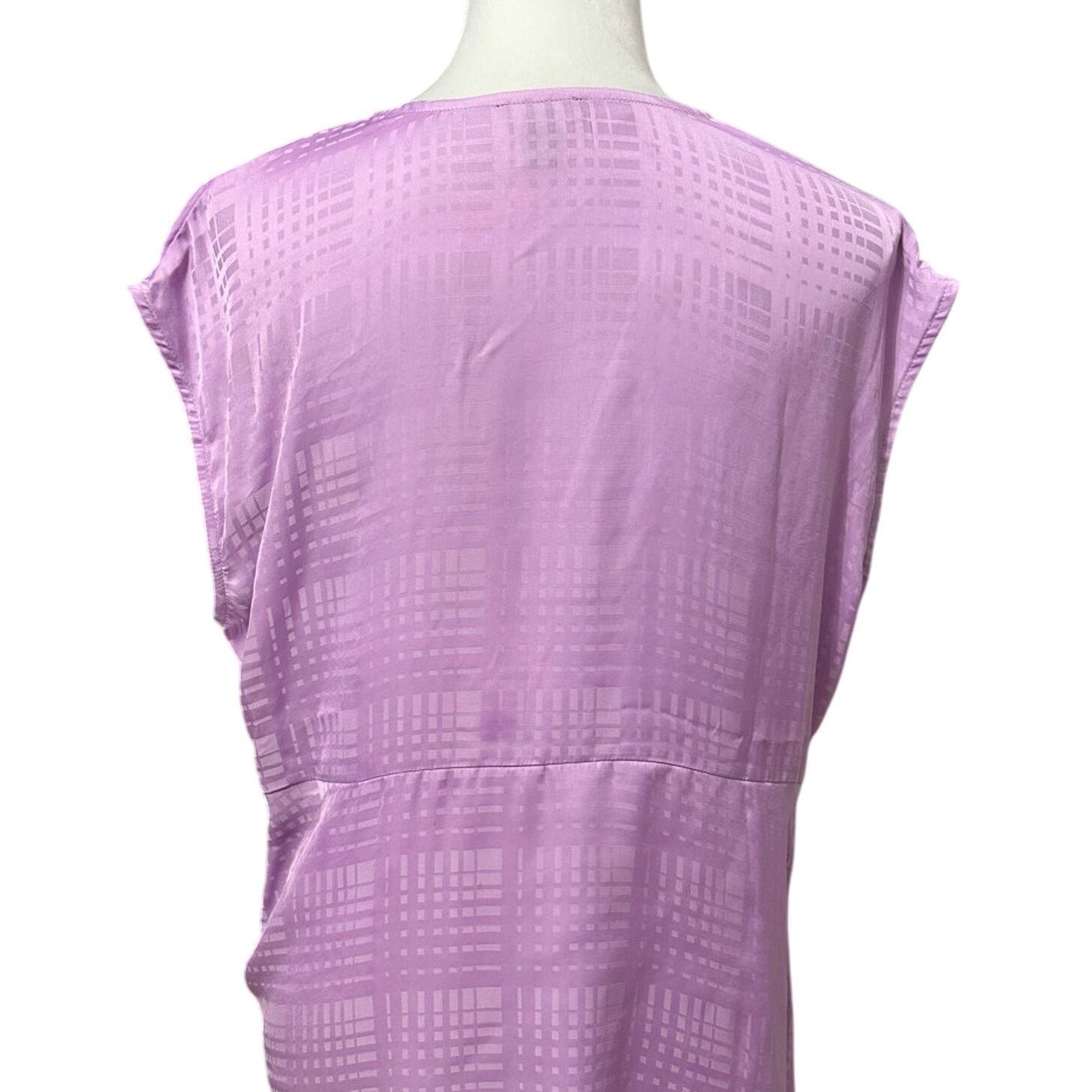 Other Halogen Twist Front Blouse Sleeveless Purple Women's 1X NWOT Size XL / US 12-14 / IT 48-50 - 6 Thumbnail