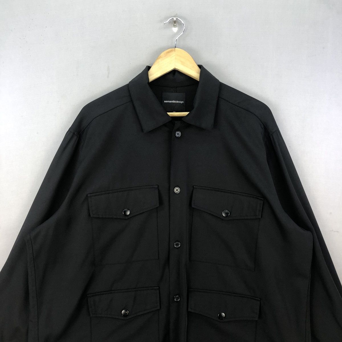 semanticdesign Semanticdesign Cargo Shirt Yohji Style Button Up - Baggy Fit Size US M / EU 48-50 / 2 - 4 Thumbnail