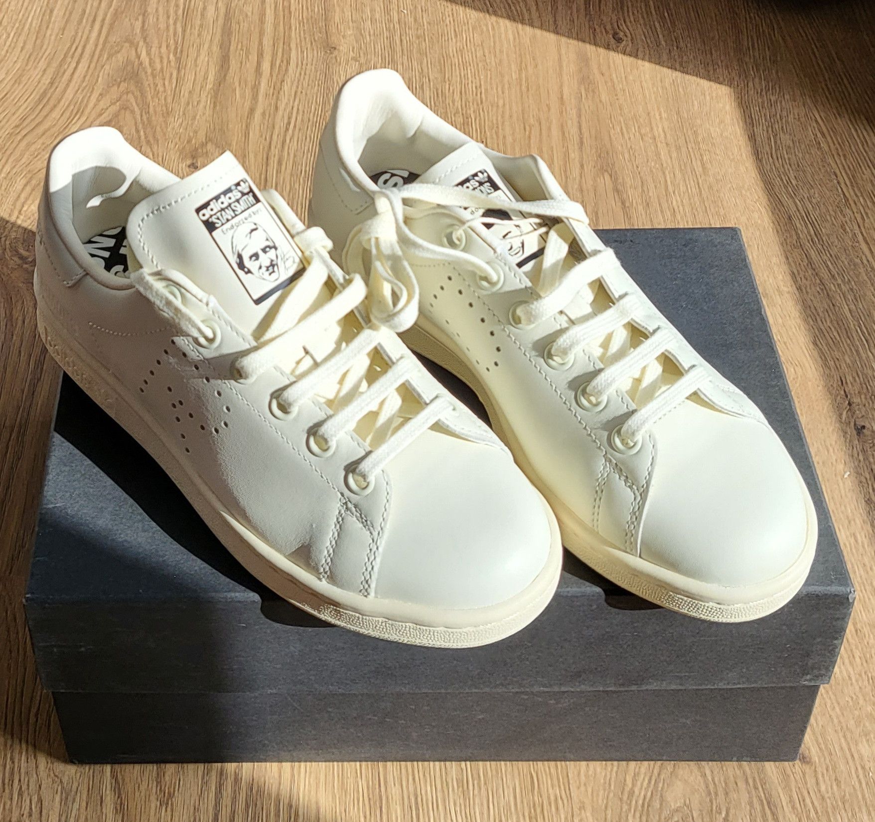 Adidas Raf Simons adidas Stan Smith Raf Simons Cream Grailed