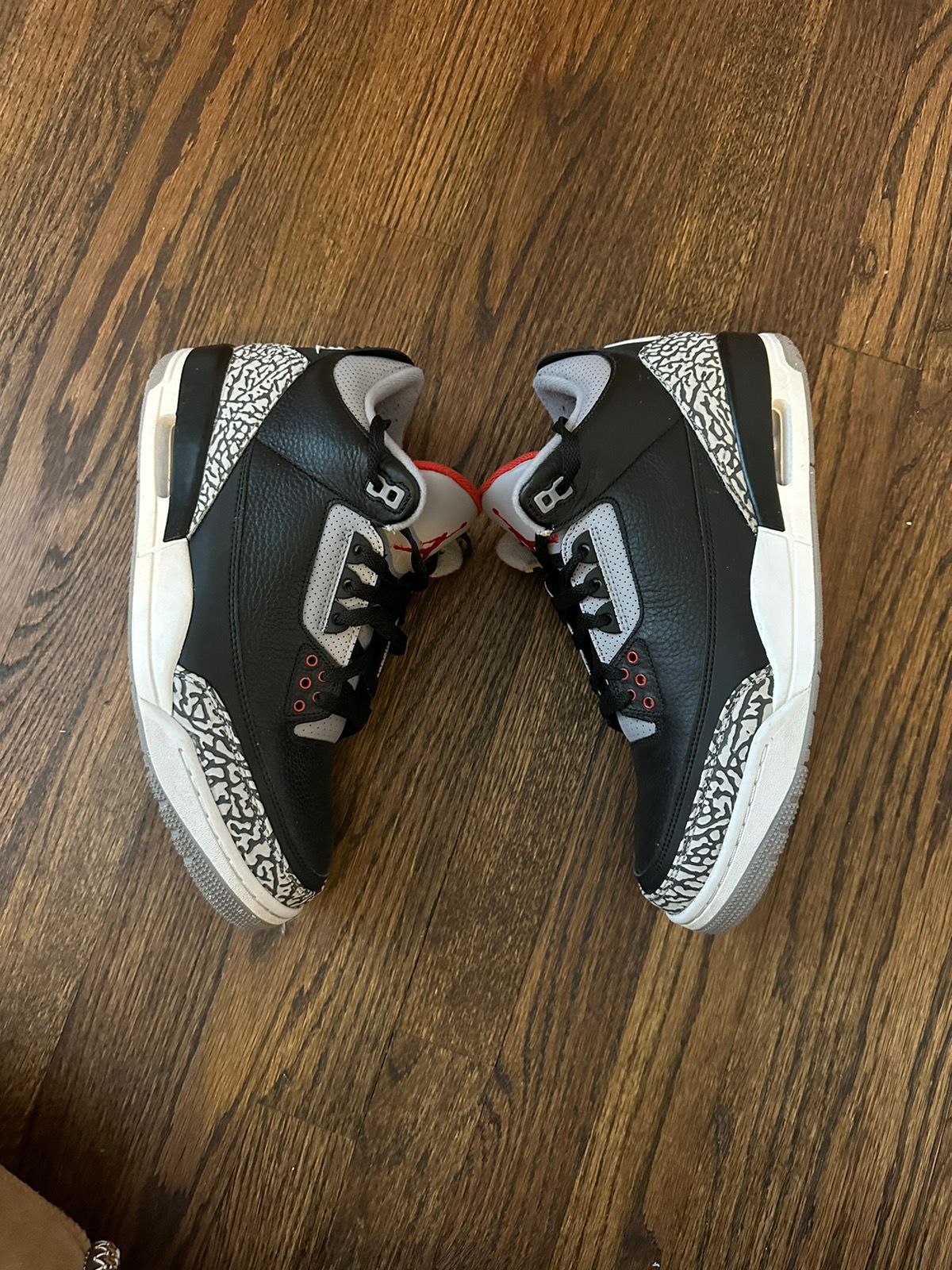 Pre-owned Jordan Nike Air Jordan 3 Black Cement 2018 Shoes